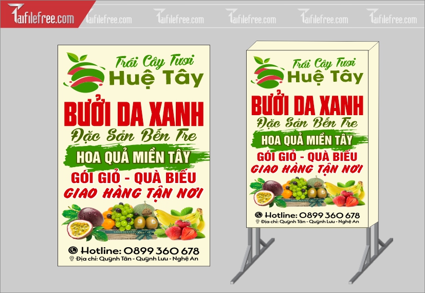 Biển Hiệu, Bảng Vẫy Hộp Đèn Bưởi Da Xanh_BH286