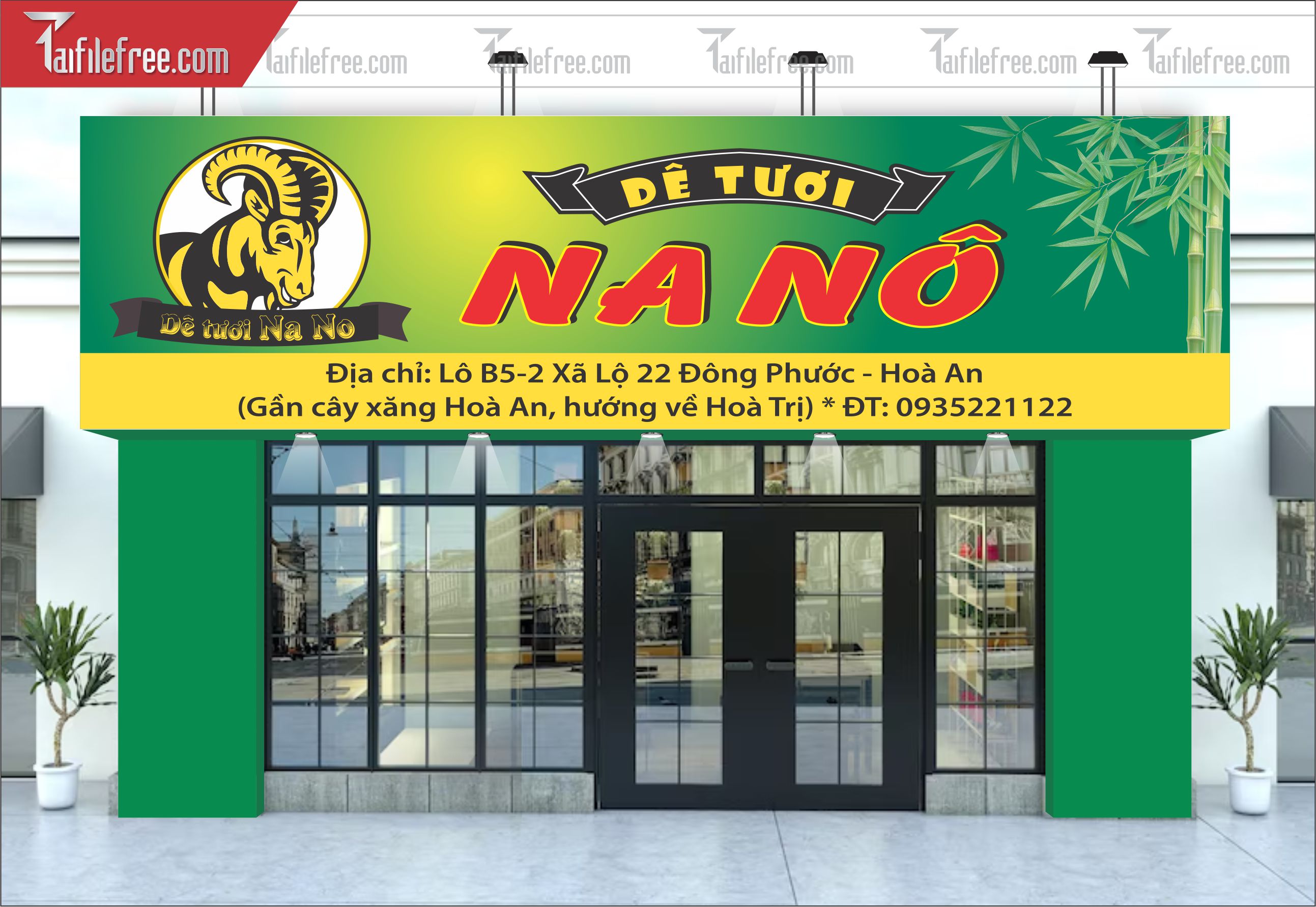 Biển Quảng Cáo, Bảng Hiệu Đặc Sản Dê Tươi_BH354