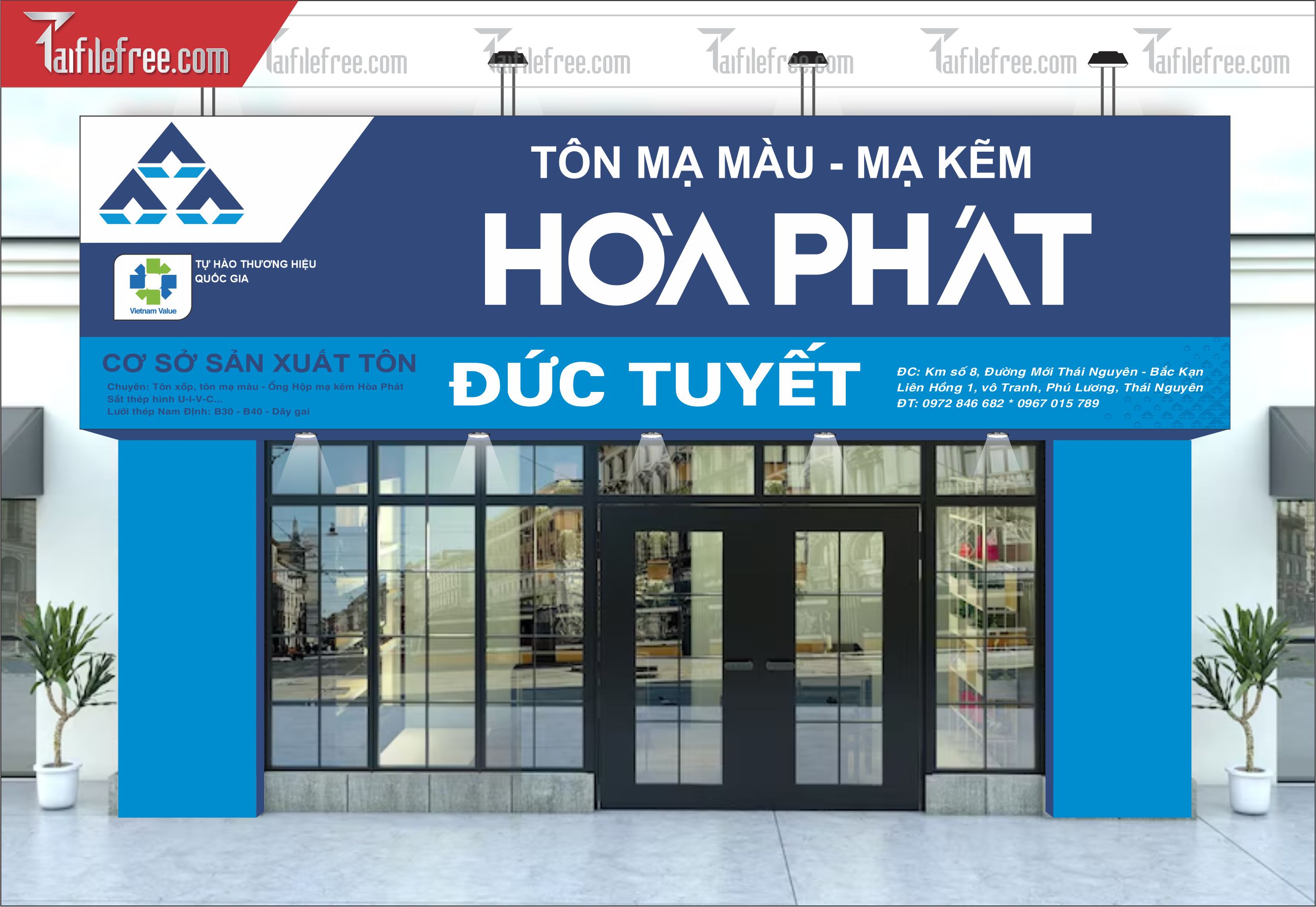Biển Quảng Cáo, Bảng Hiệu Tôn Hòa Phát_BH361