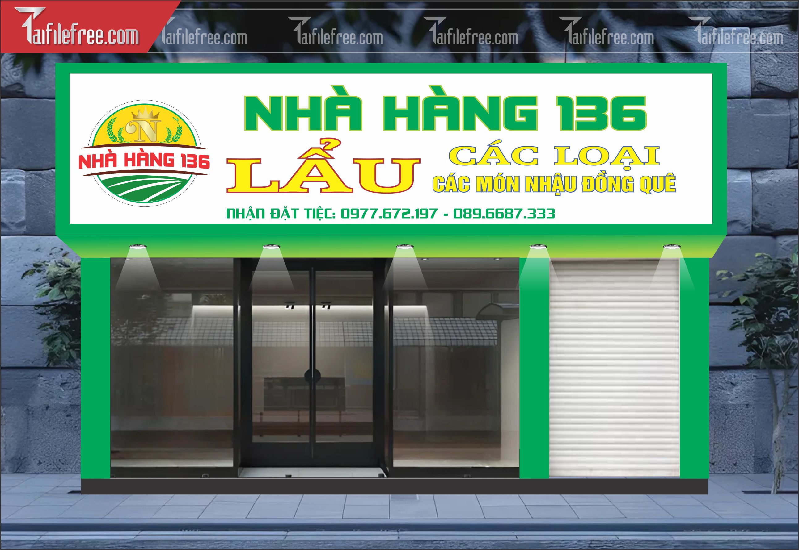 Biển Quảng Cáo, Bảng Hiệu Nhà Hàng_BH379