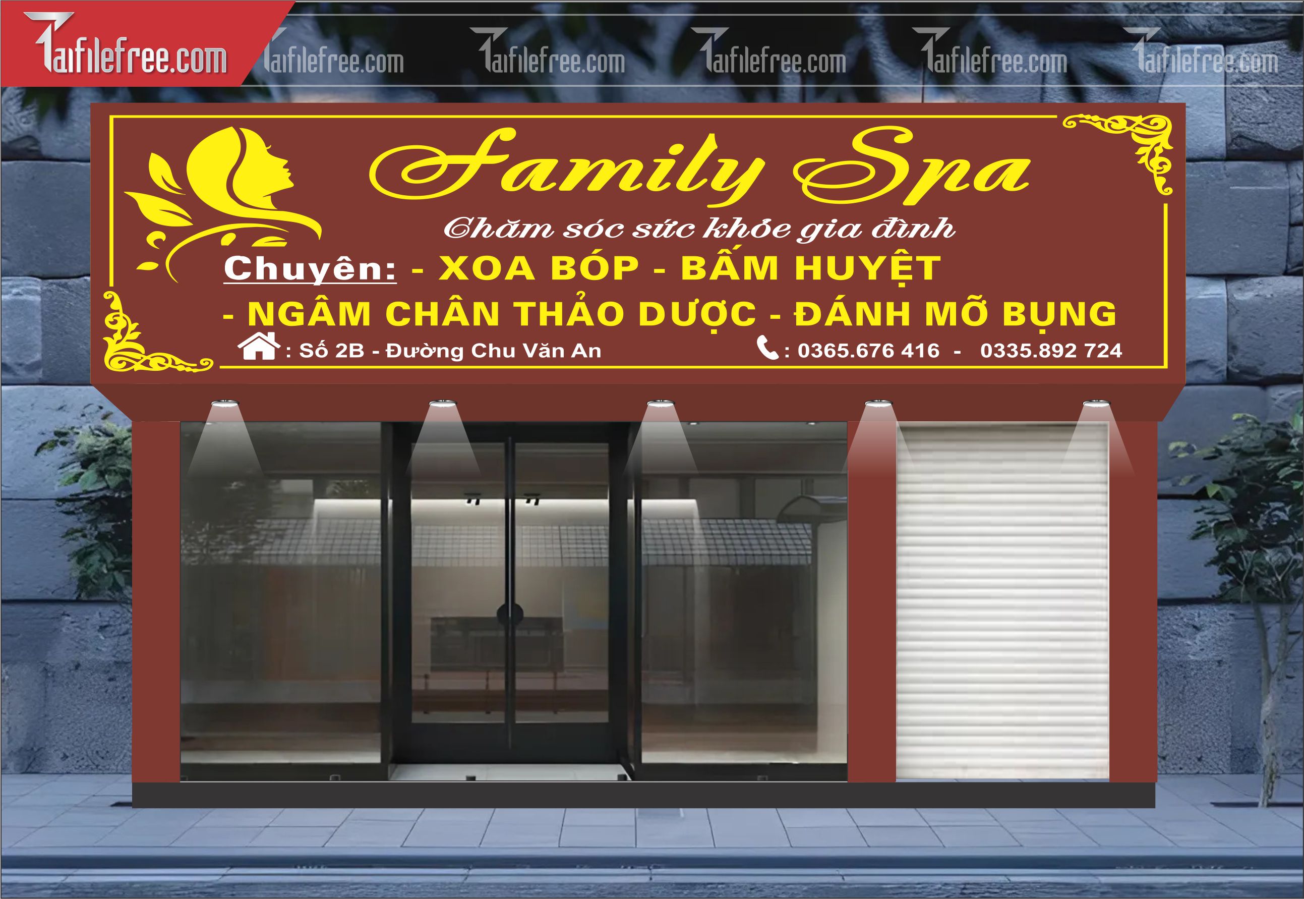 Biển Quảng Cáo, Bảng Hiệu Spa_BH381
