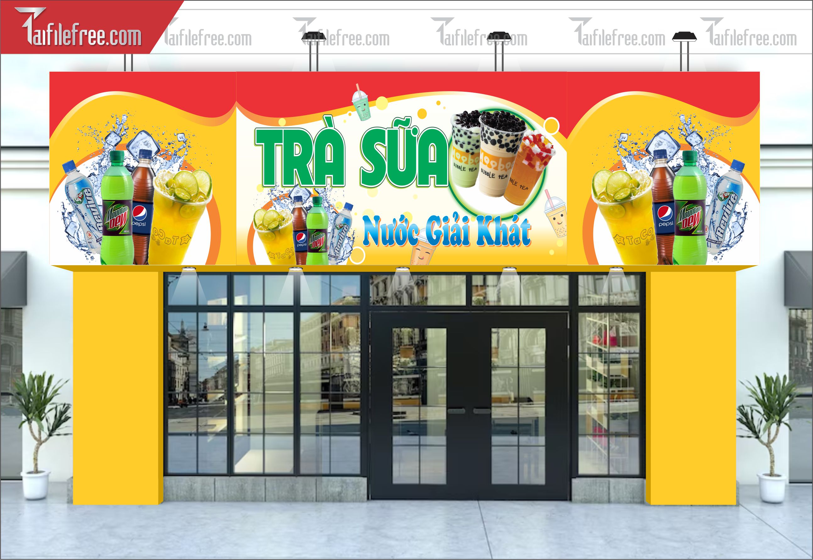 Biển Quảng Cáo, Bảng Hiệu Trà Sữa_BH391