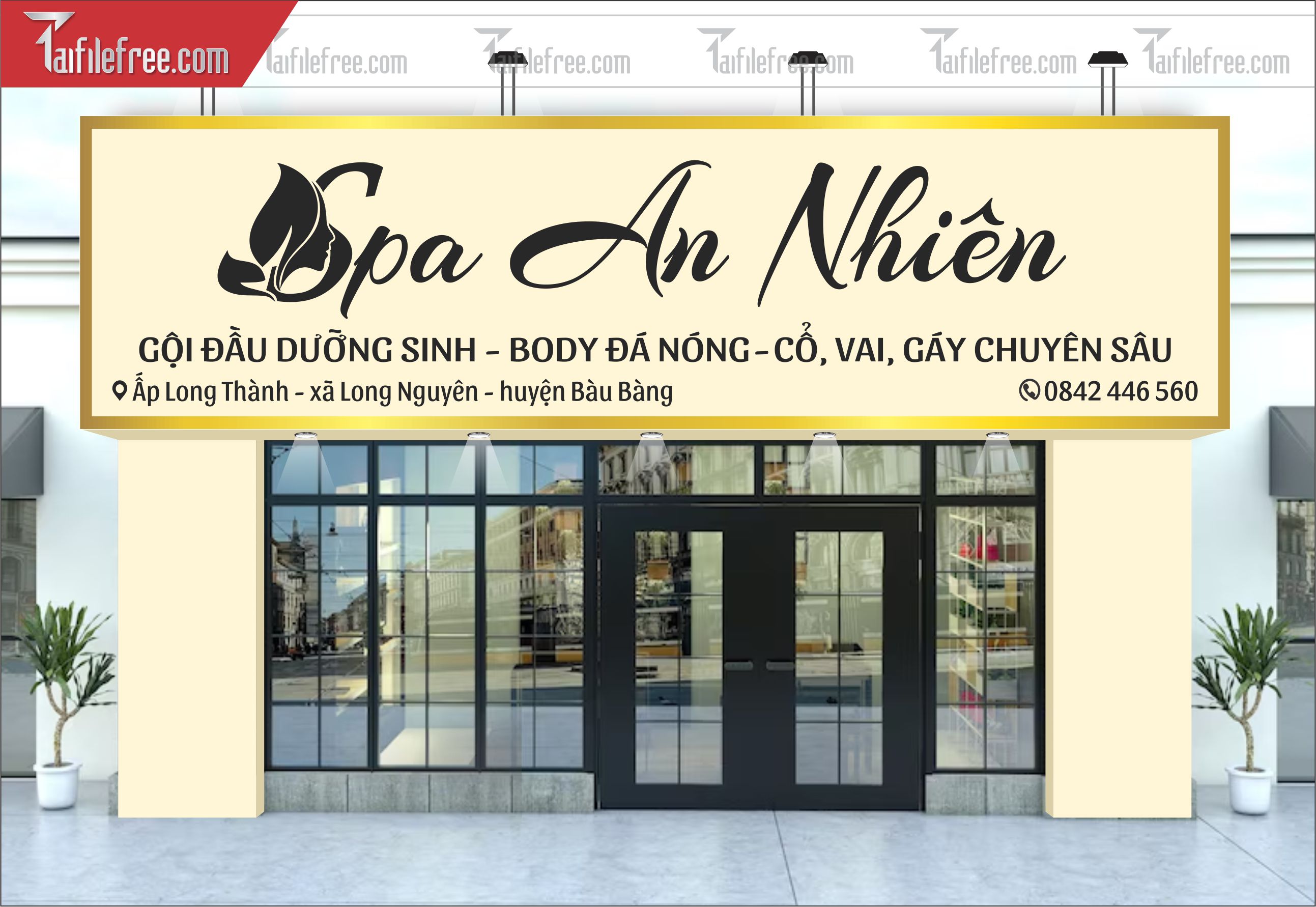 Biển Quảng Cáo, Bảng Hiệu Spa An Nhiên_BH395