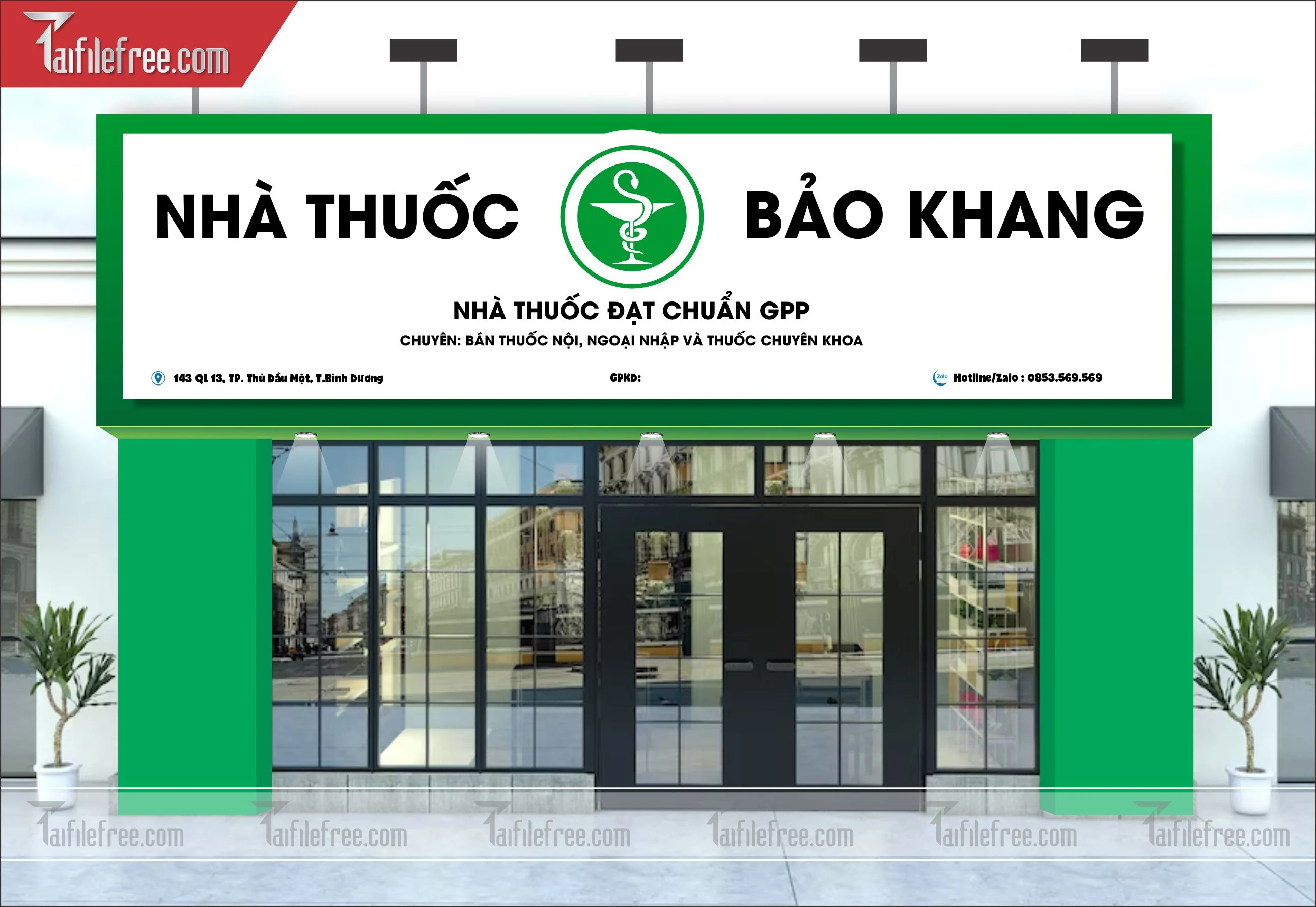 Biển Bảng Quảng Cáo Nhà Thuốc, Quầy Thuốc_BH47