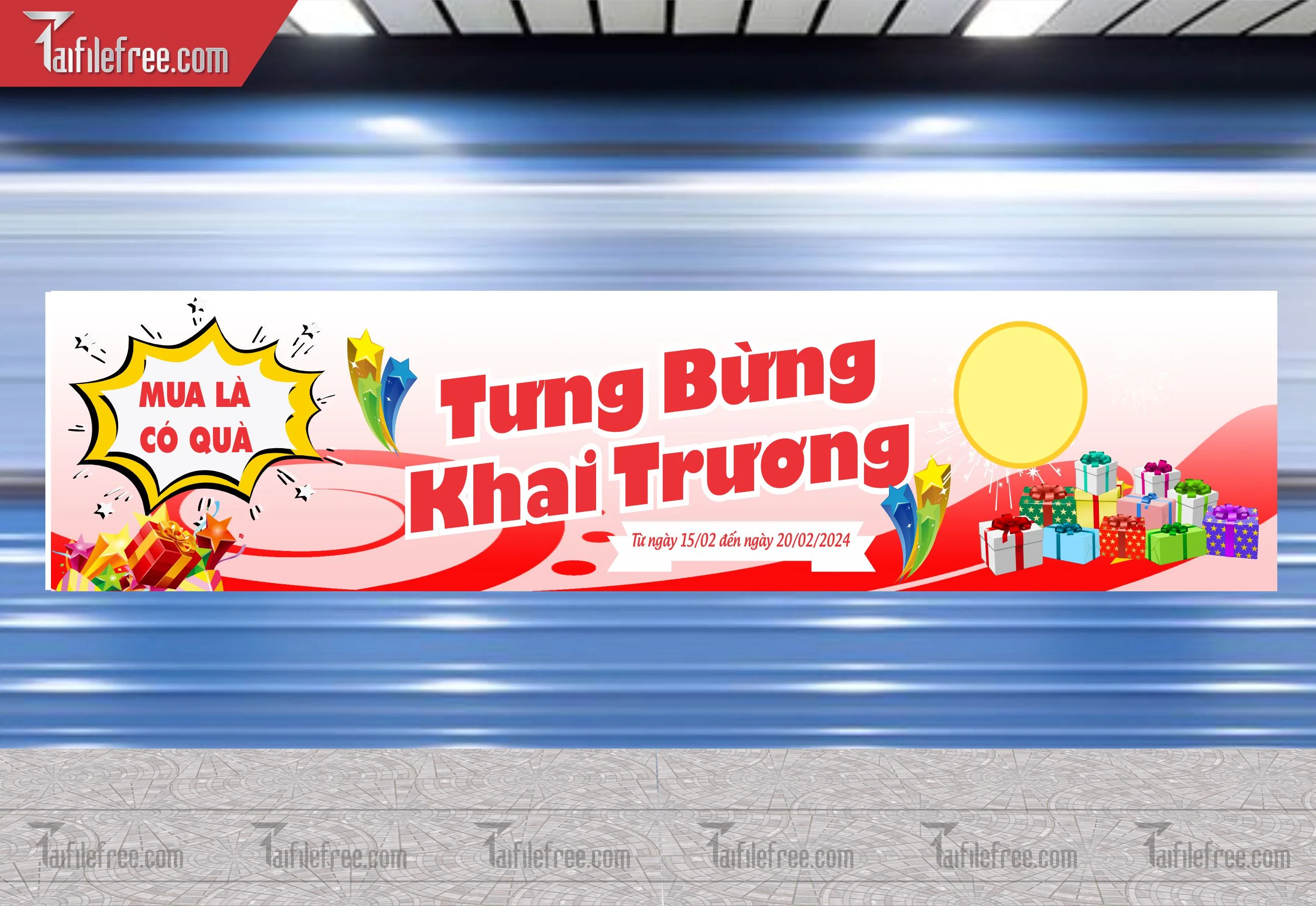 Banner Băng Rôn Khai Trương Đẹp, Thu Hút_BR18