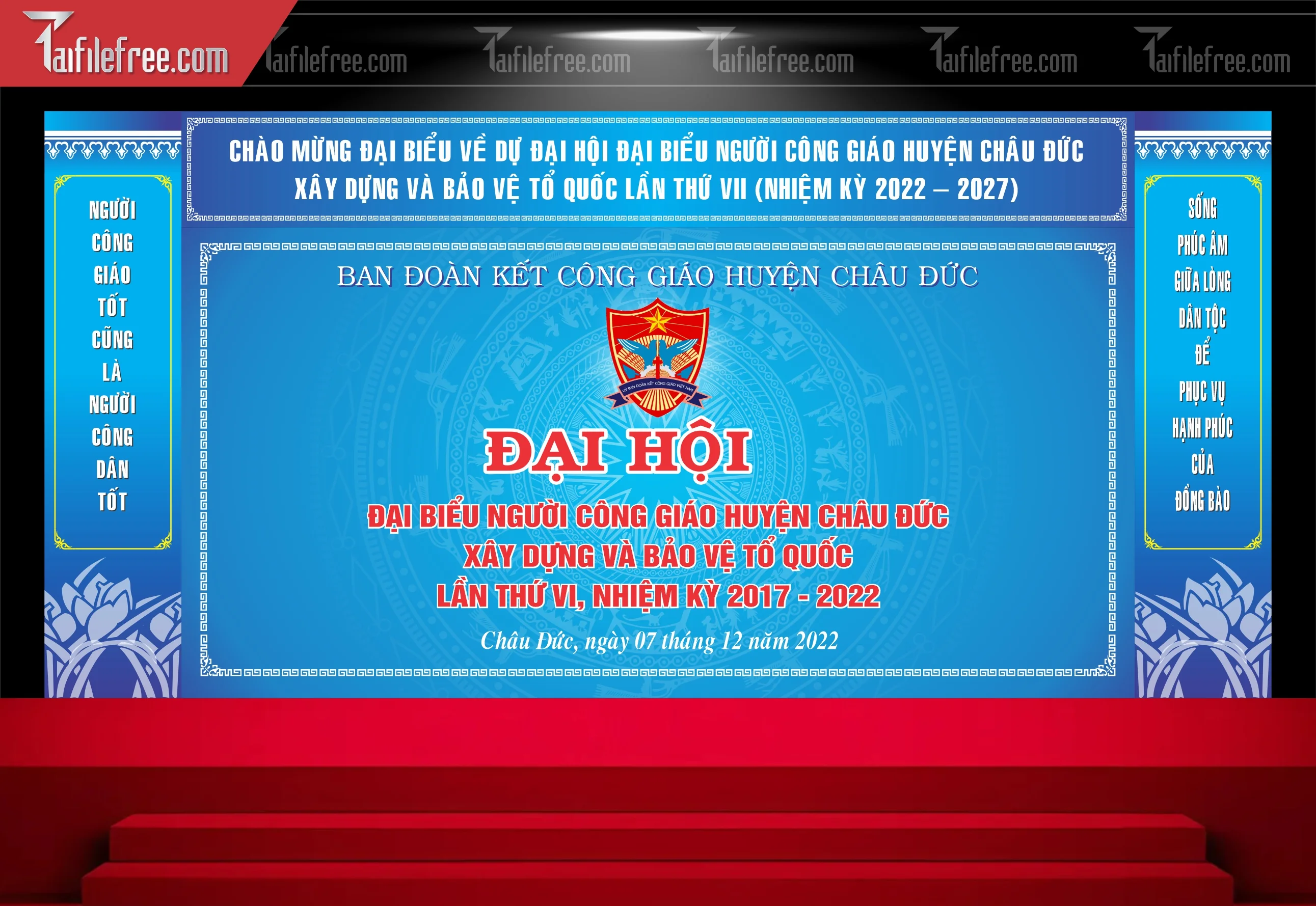 Maket Trang Trí Ngày Hội Đại Đoàn Kết_CDT06