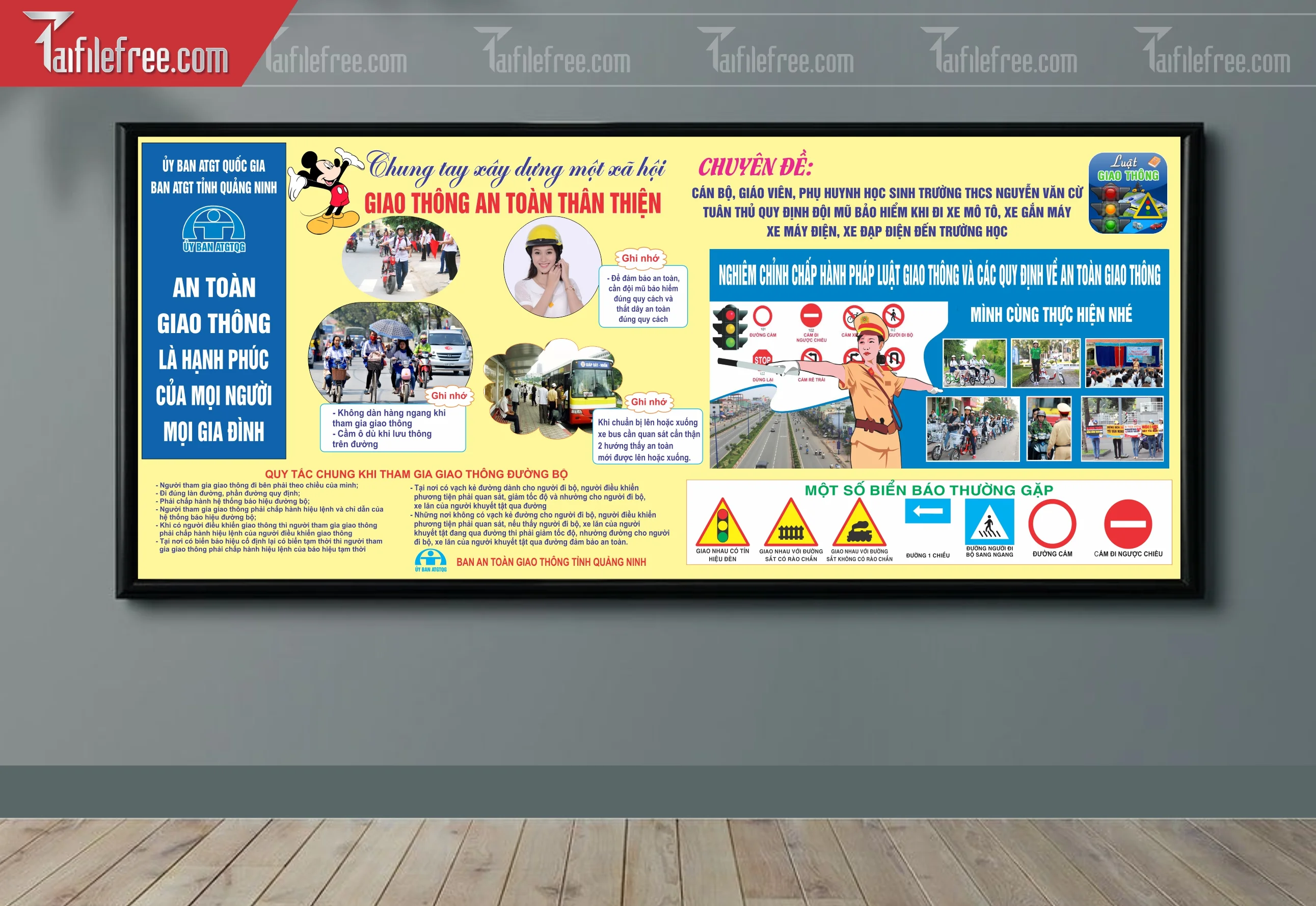 Biển Bảng Tuyên Truyền An Toàn Giao Thông CGT06