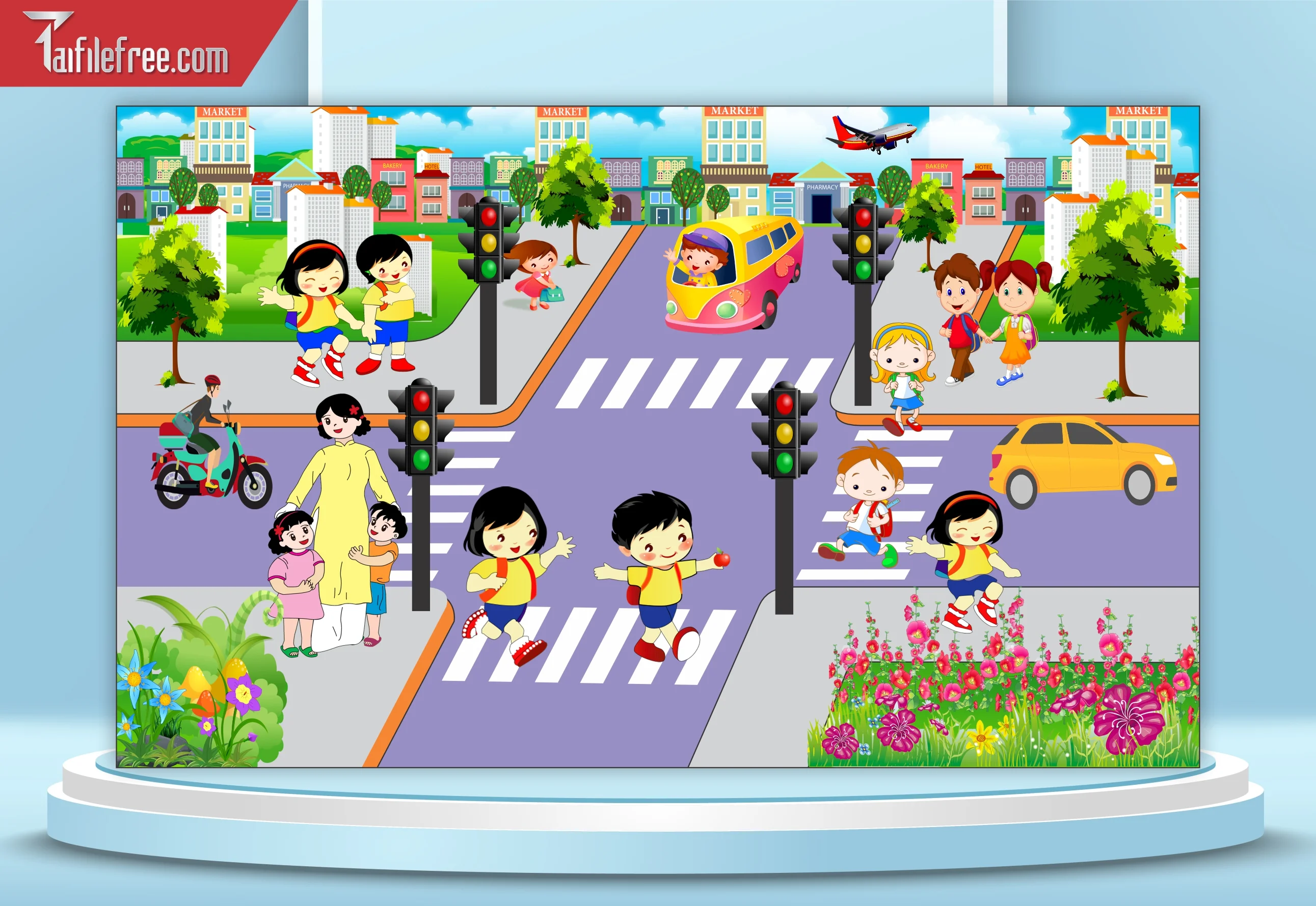 Maket Tuyên Truyền An Toàn Giao Thông CGT08