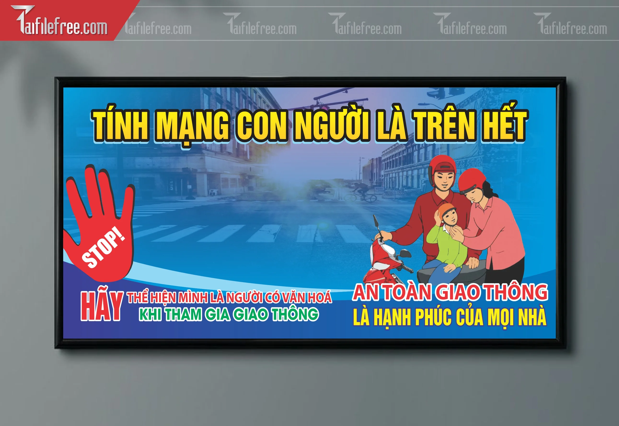 Banner Tuyên Truyền An Toàn Giao Thông CGT24