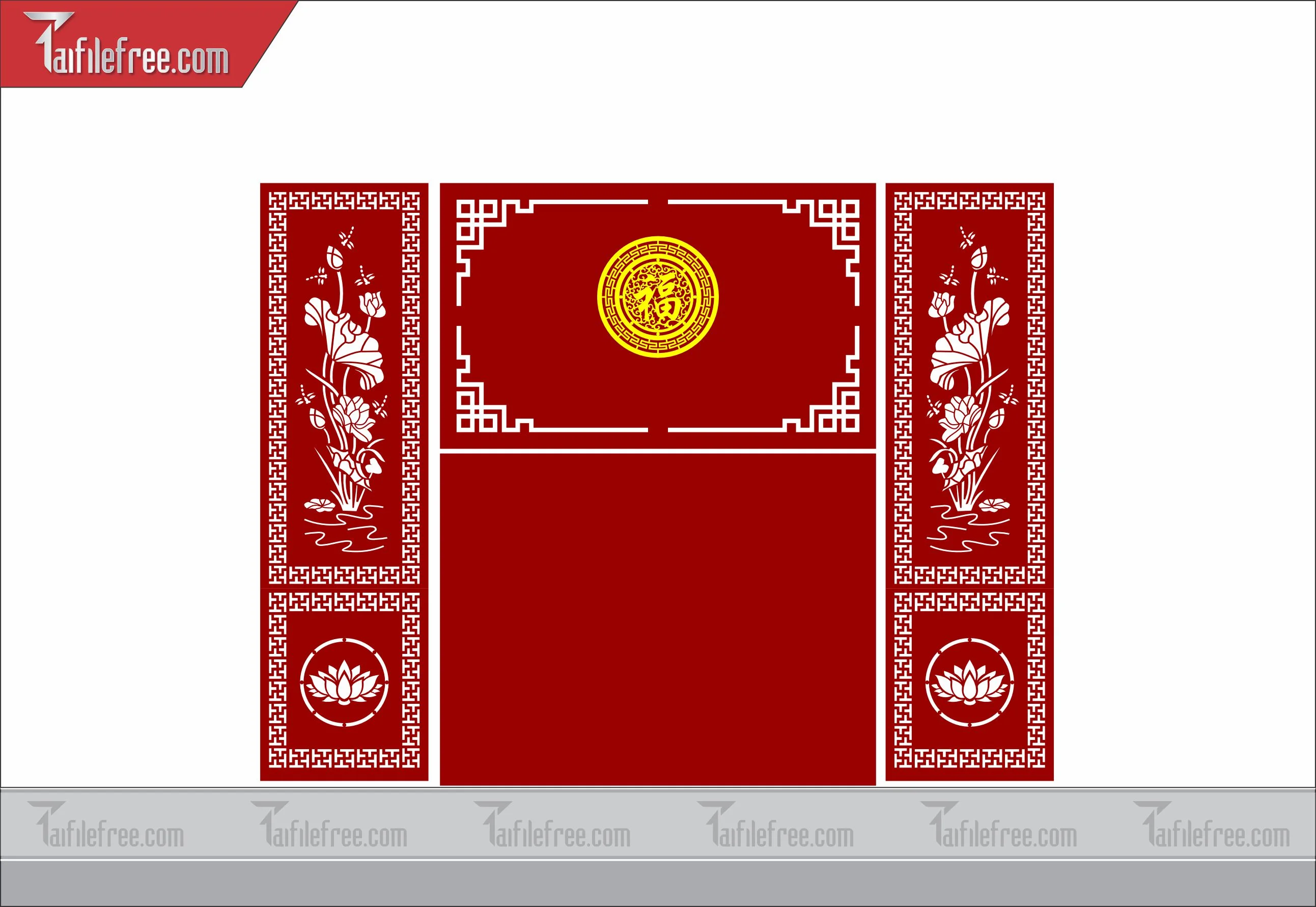 Mẫu File Vector Hoa Văn Cắt CNC Đẹp_CNC04