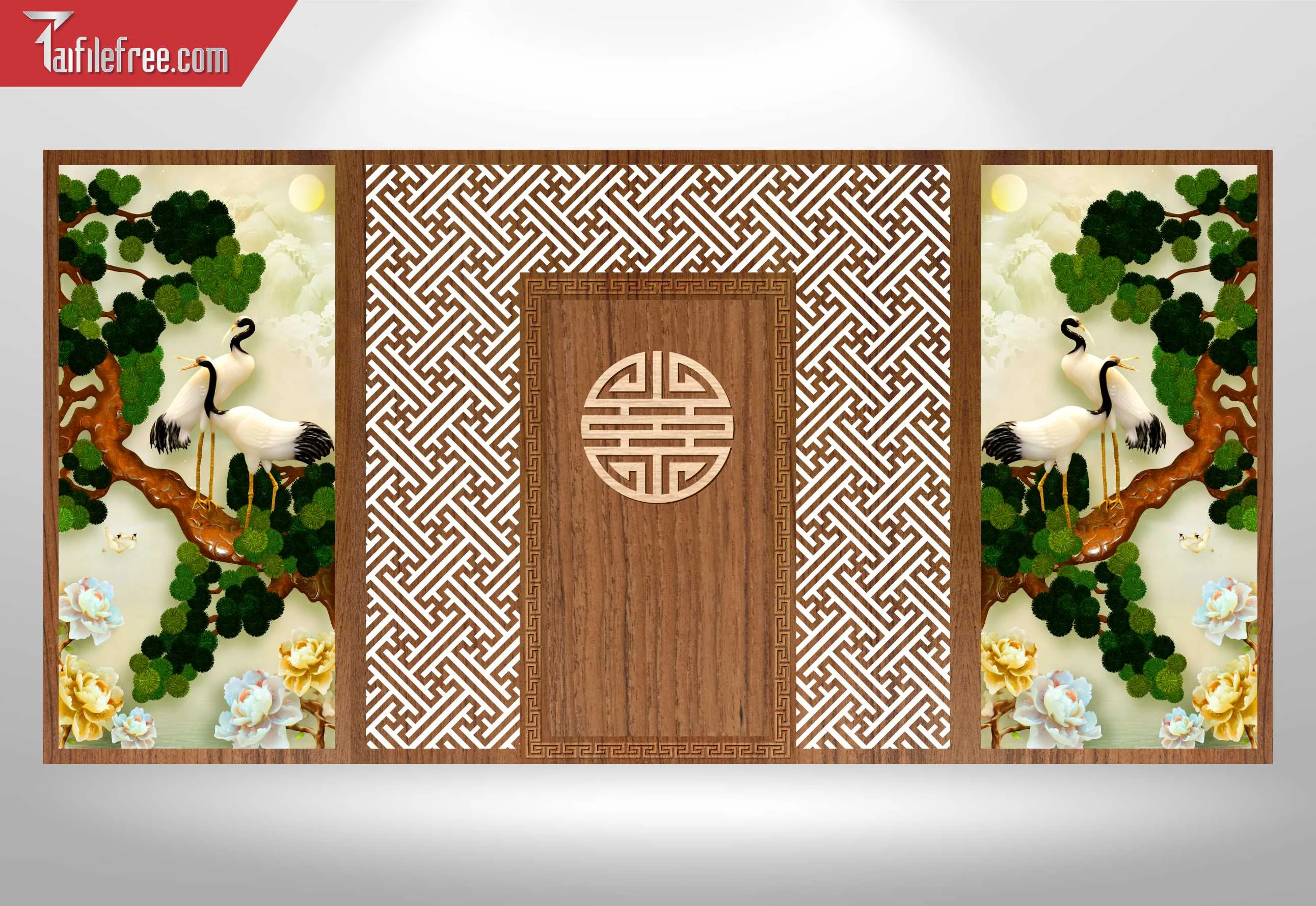 Mẫu File Vector CNC Phòng Thờ Đẹp_CNC118