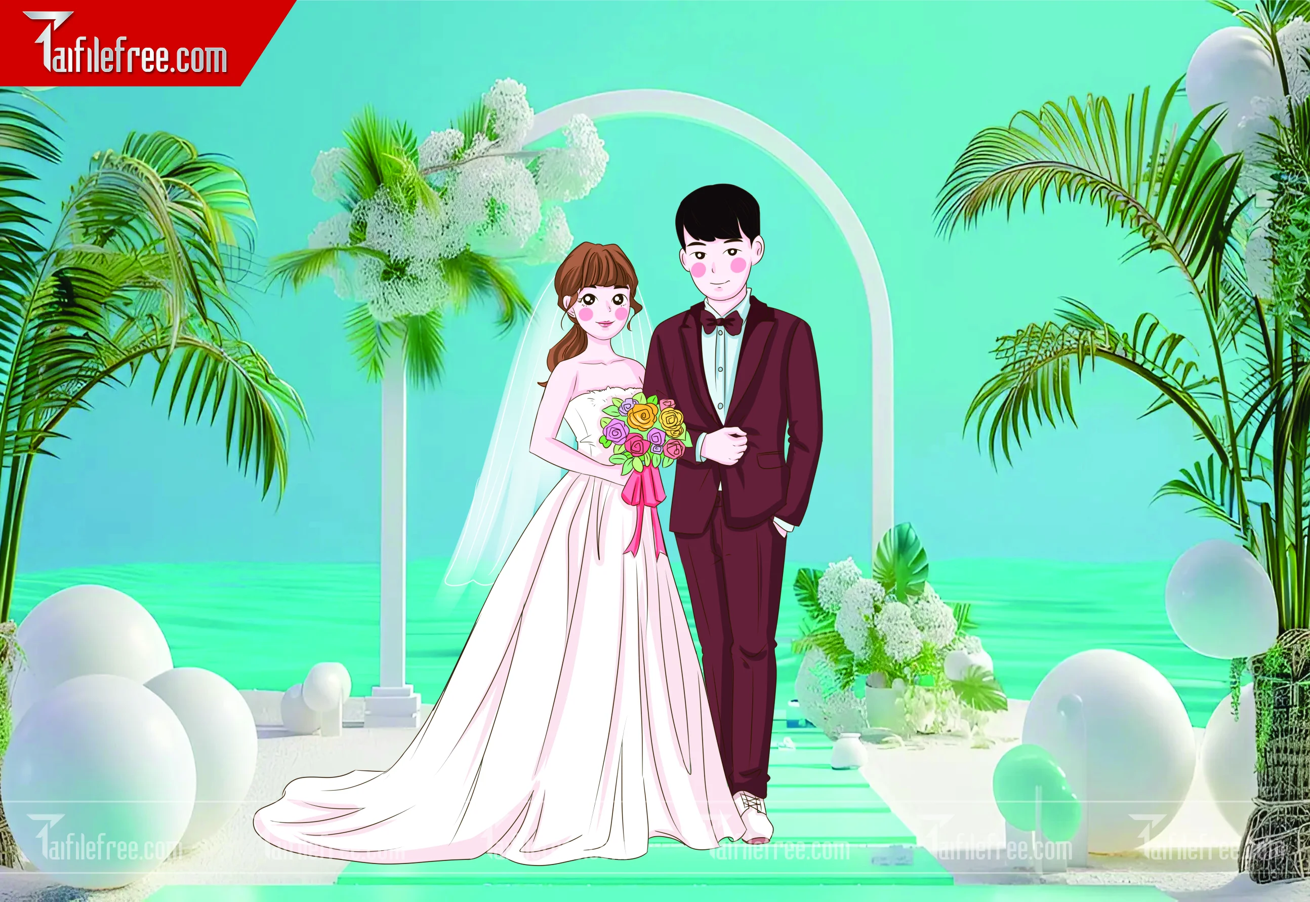 Chipi Đám Cưới Dễ Thương_CP03