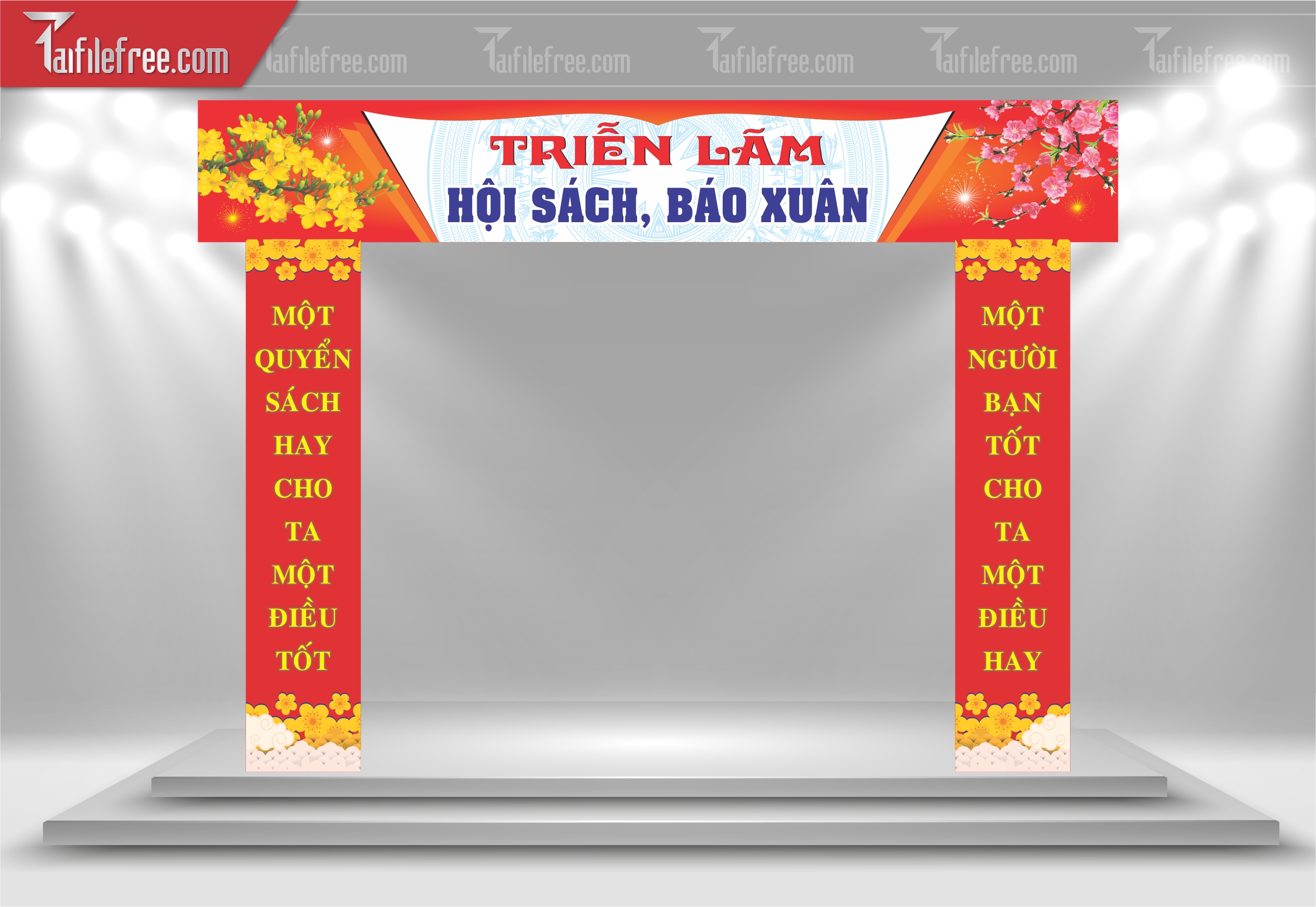 Mẫu Cổng Triển Lãm Hội Sách Xuân_CT59
