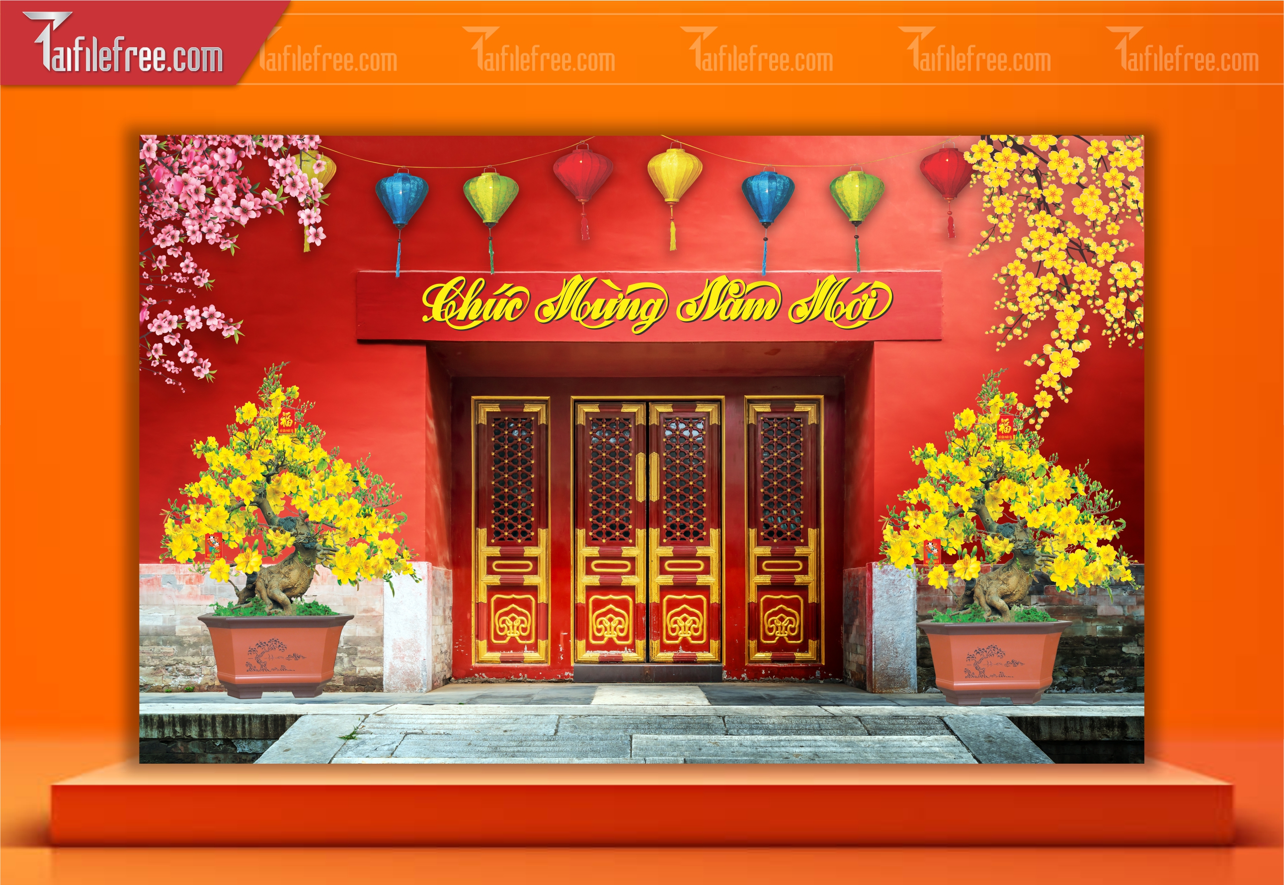 Tiều Cảnh Trang Trí Tết N80yên Đán CT80