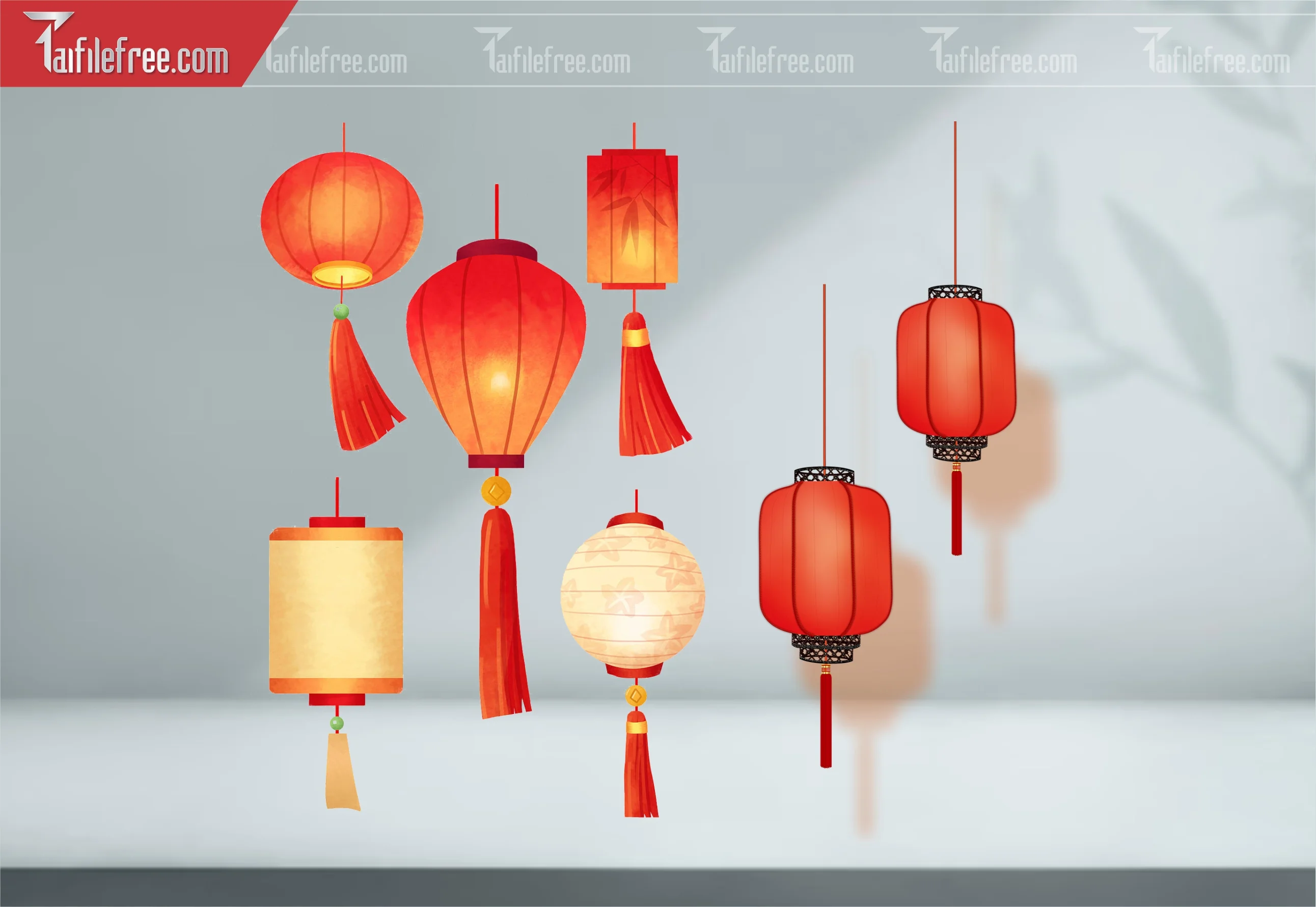 Dữ Liệu, Họa Tiết Tết, Lồng Đèn Tết_DLT64
