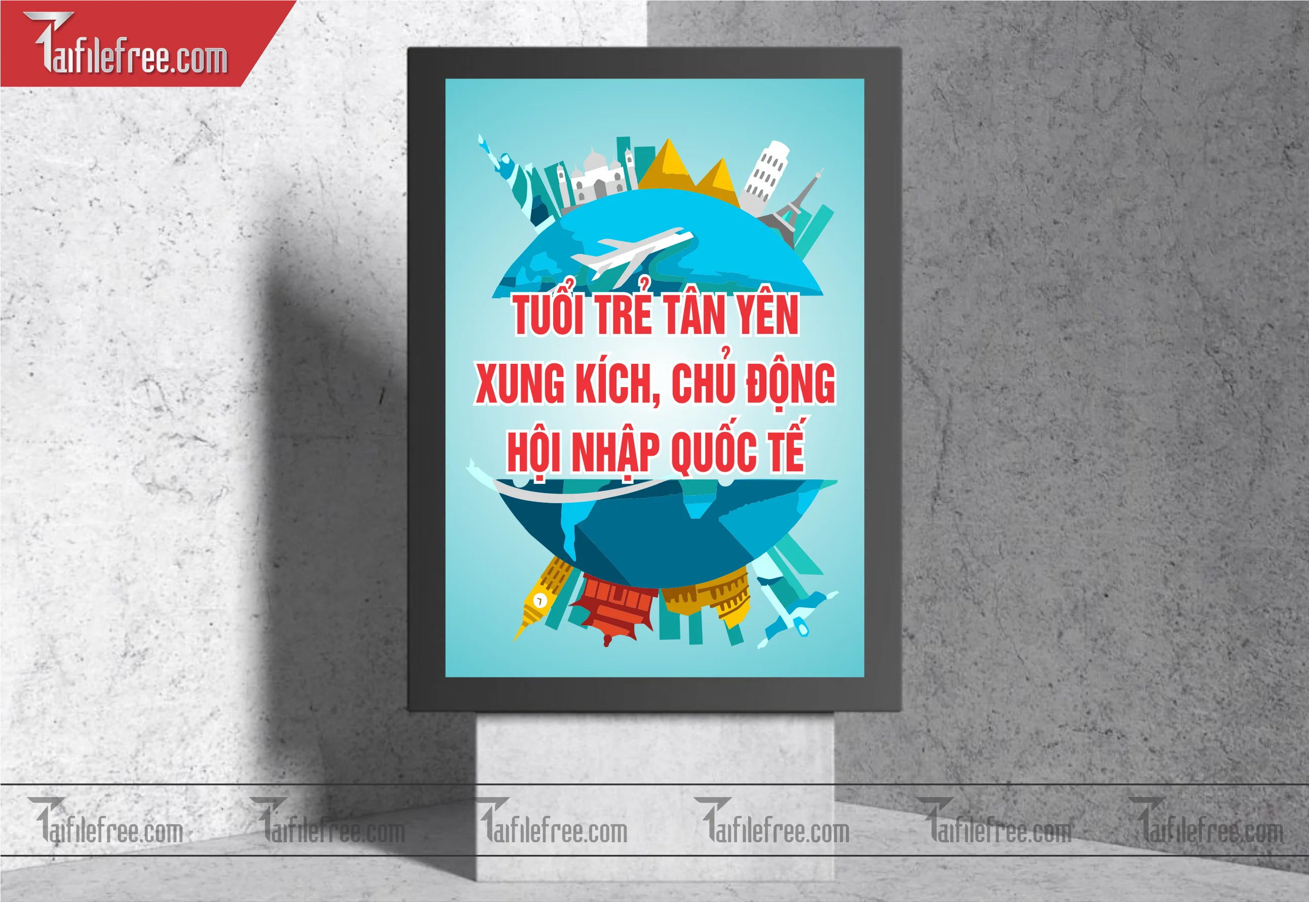 Mẫu Poster, Banner, Standee Ngày Thành lập Đoàn TNCSHCM 26/3_DTN36