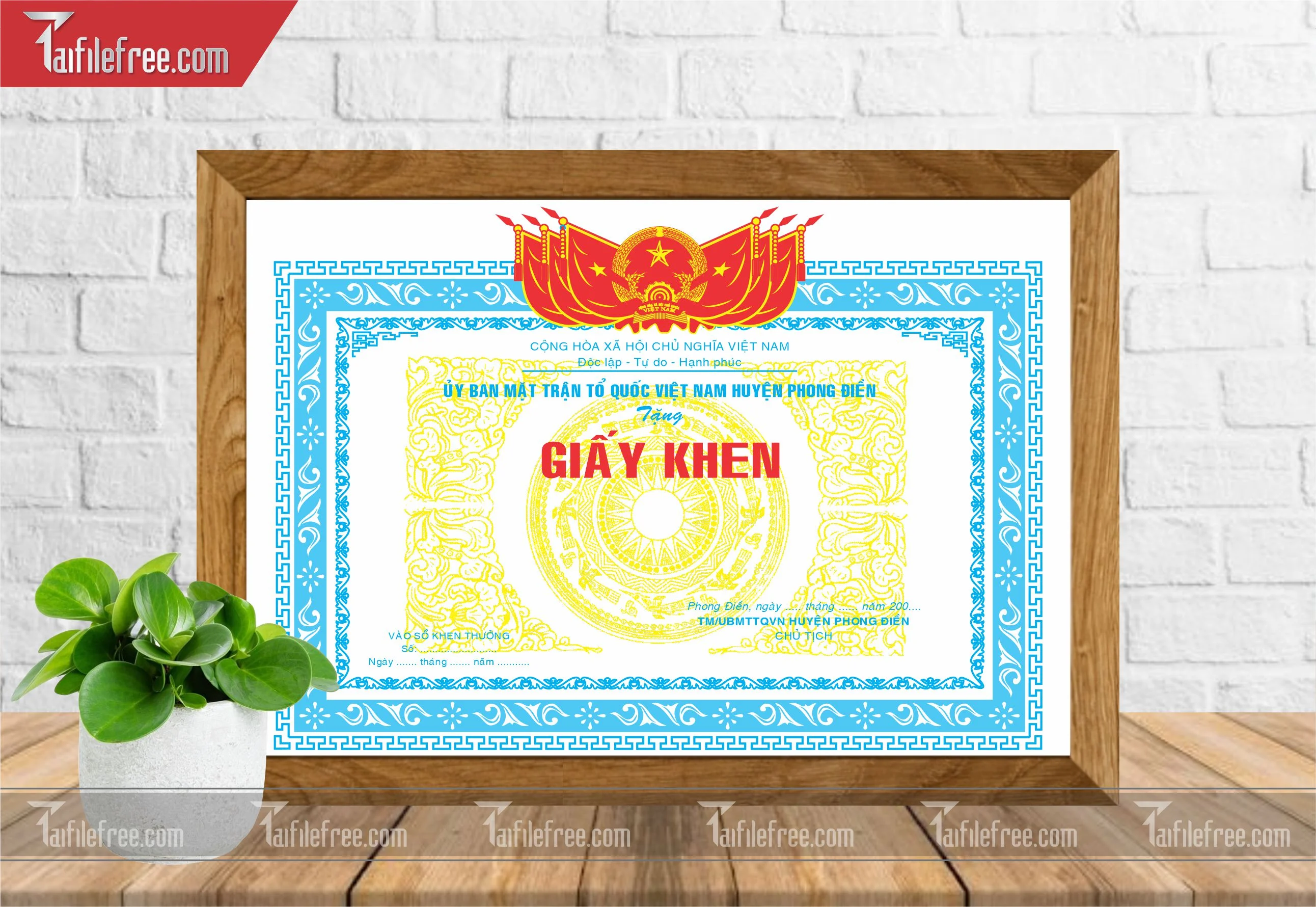 Giấy Khen Nhà Nước_GK15