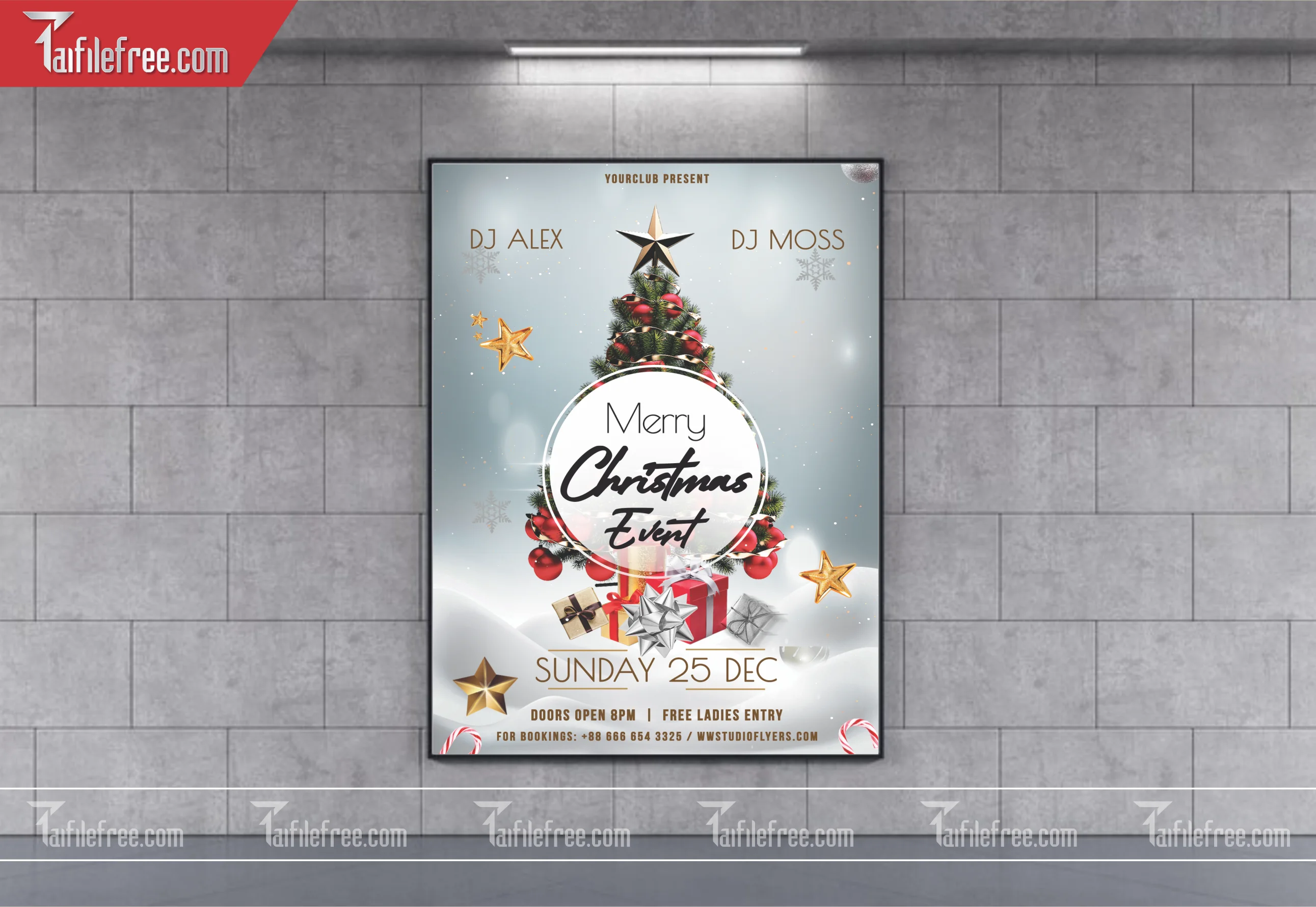 Banner Giáng Sinh - Noel - Backdrop Merry Christmas GS26