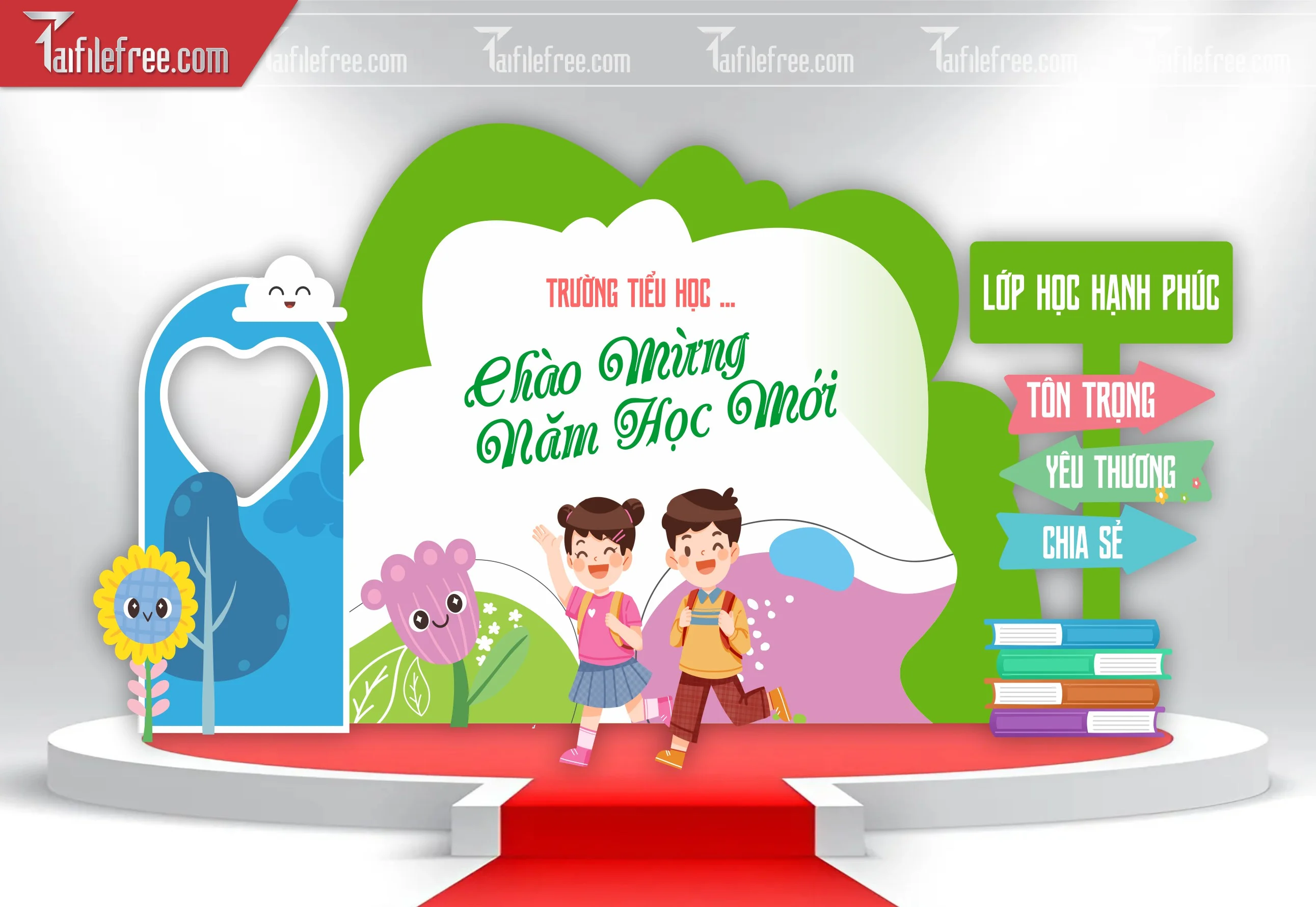 Maket, Background Lễ Khai Giảng Năm Học_LG40