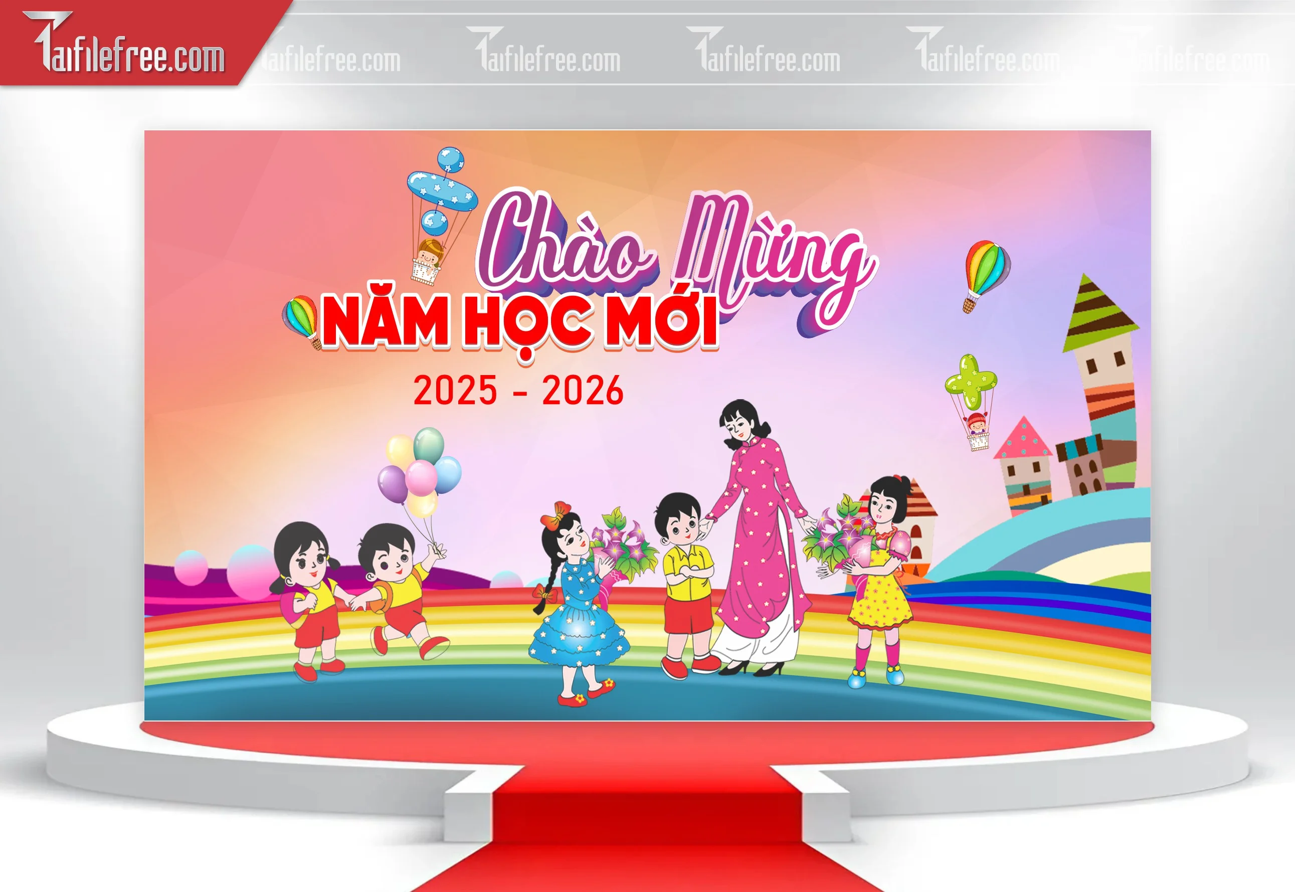 Maket, Background Lễ Khai Giảng Năm Học_LG67