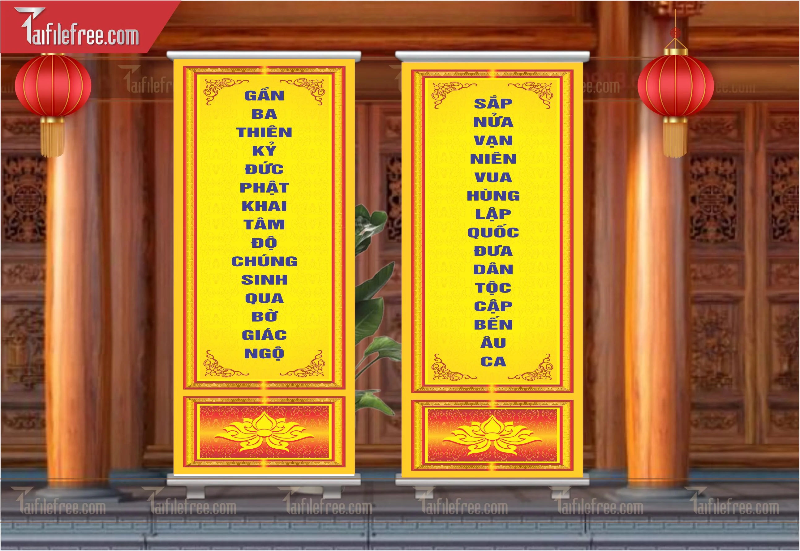 Mẫu Standee Mừng Lễ Phật Đản LPD04