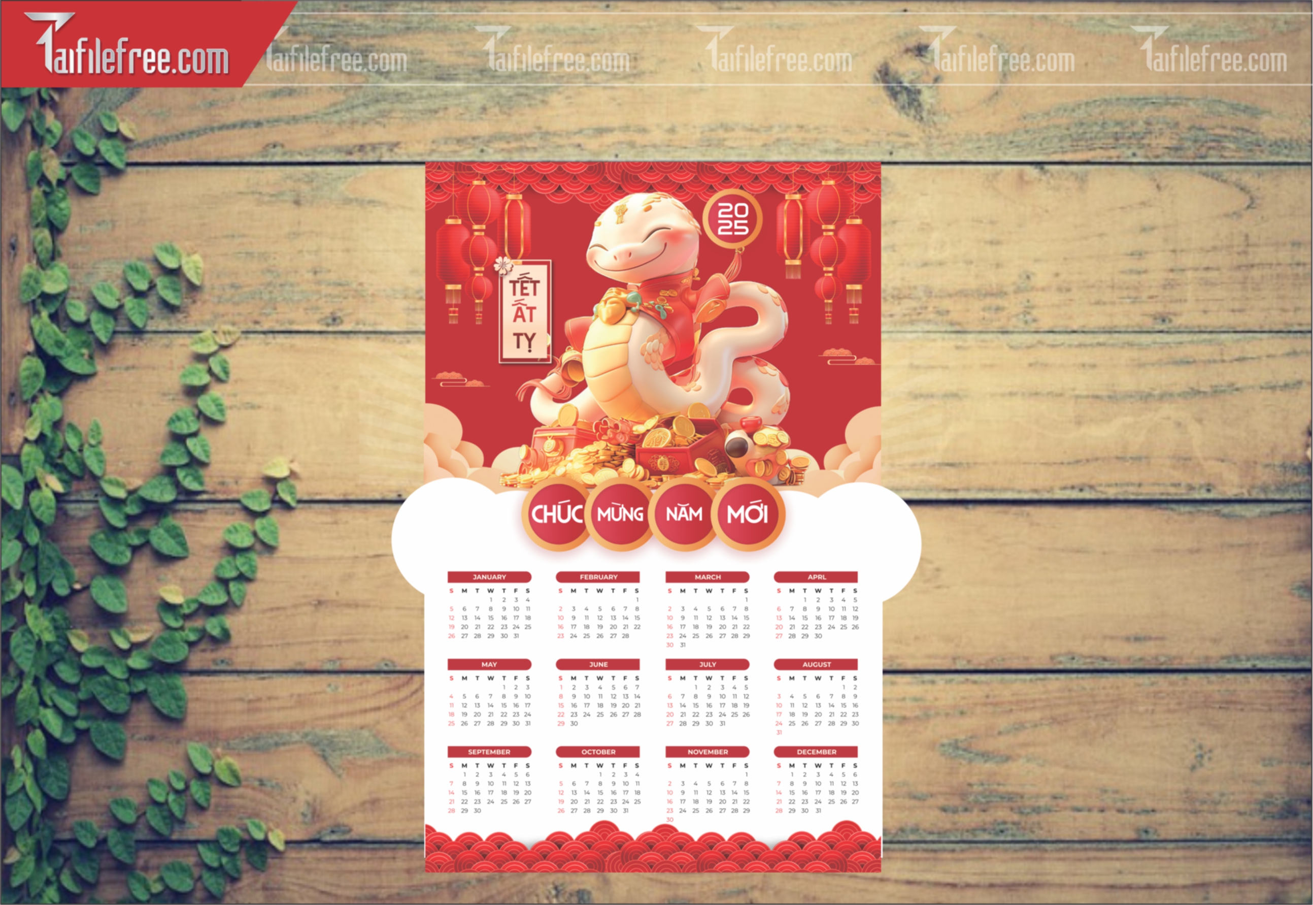Lịch Tết Ất Tỵ Năm 2025_LT09