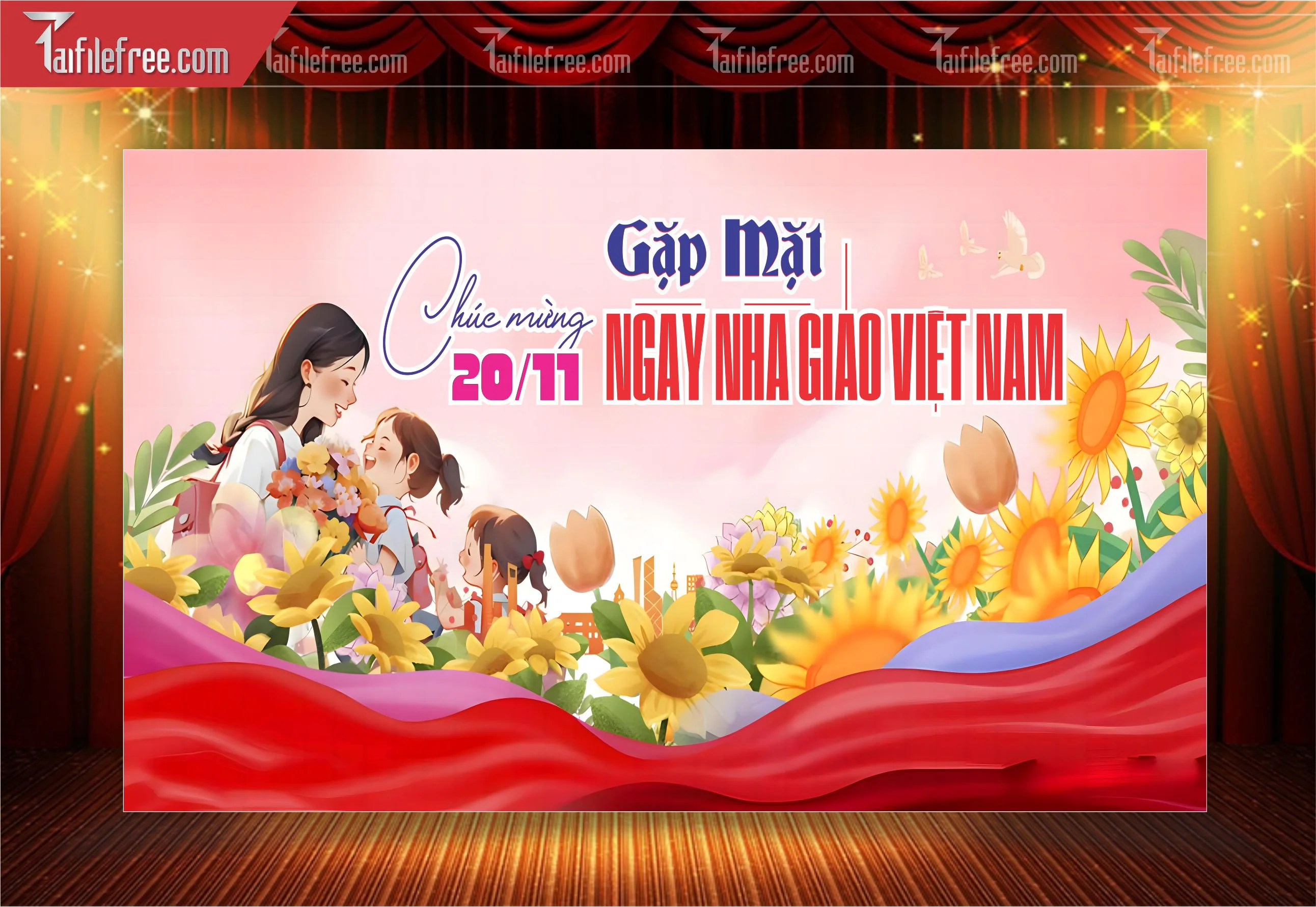 Phông Nền Chào Mừng Ngày Nhà Giáo Việt Nam 20-11_NNG41