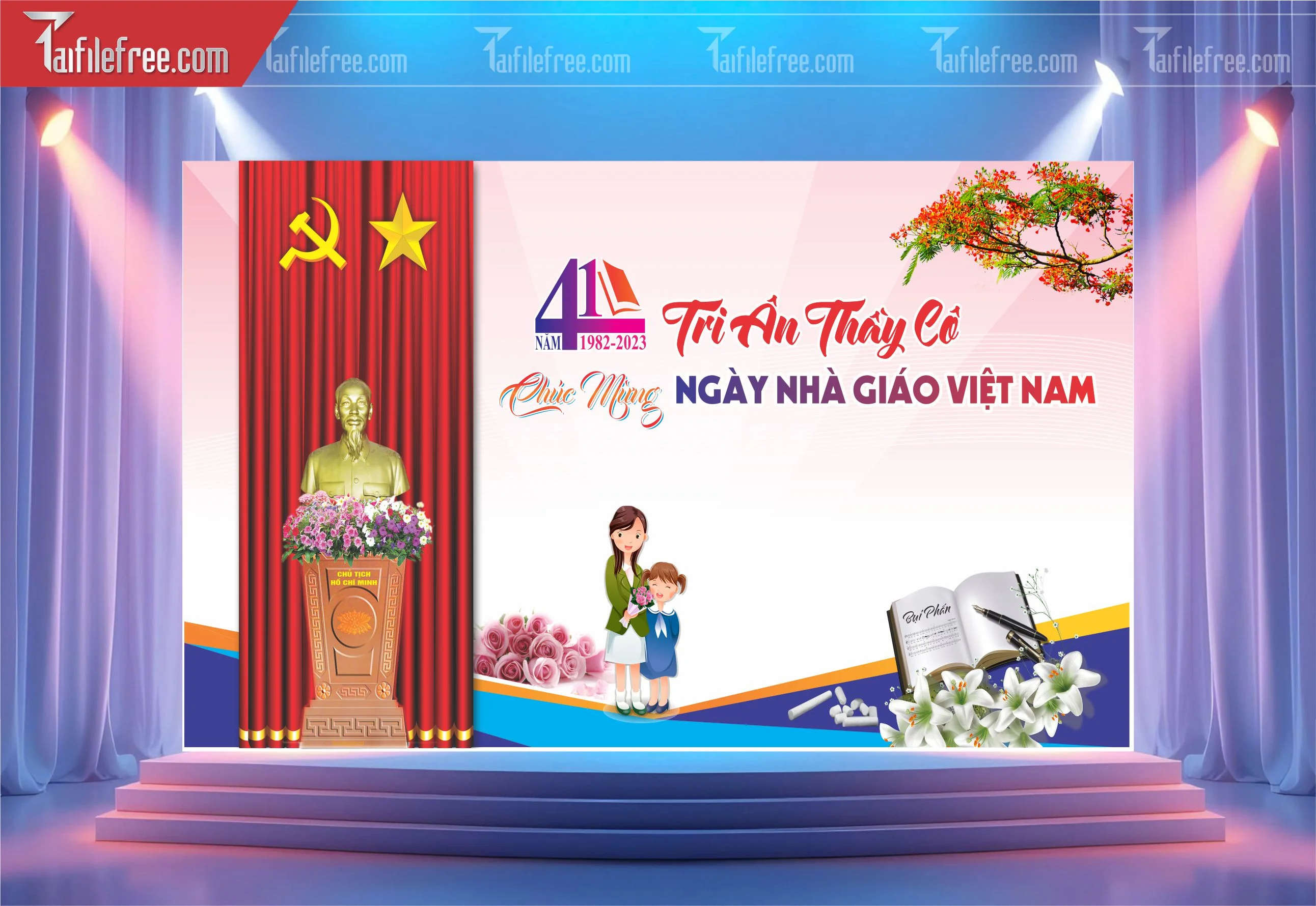 Phông Nền Chào Mừng Ngày Nhà Giáo Việt Nam 20-11_NNG92