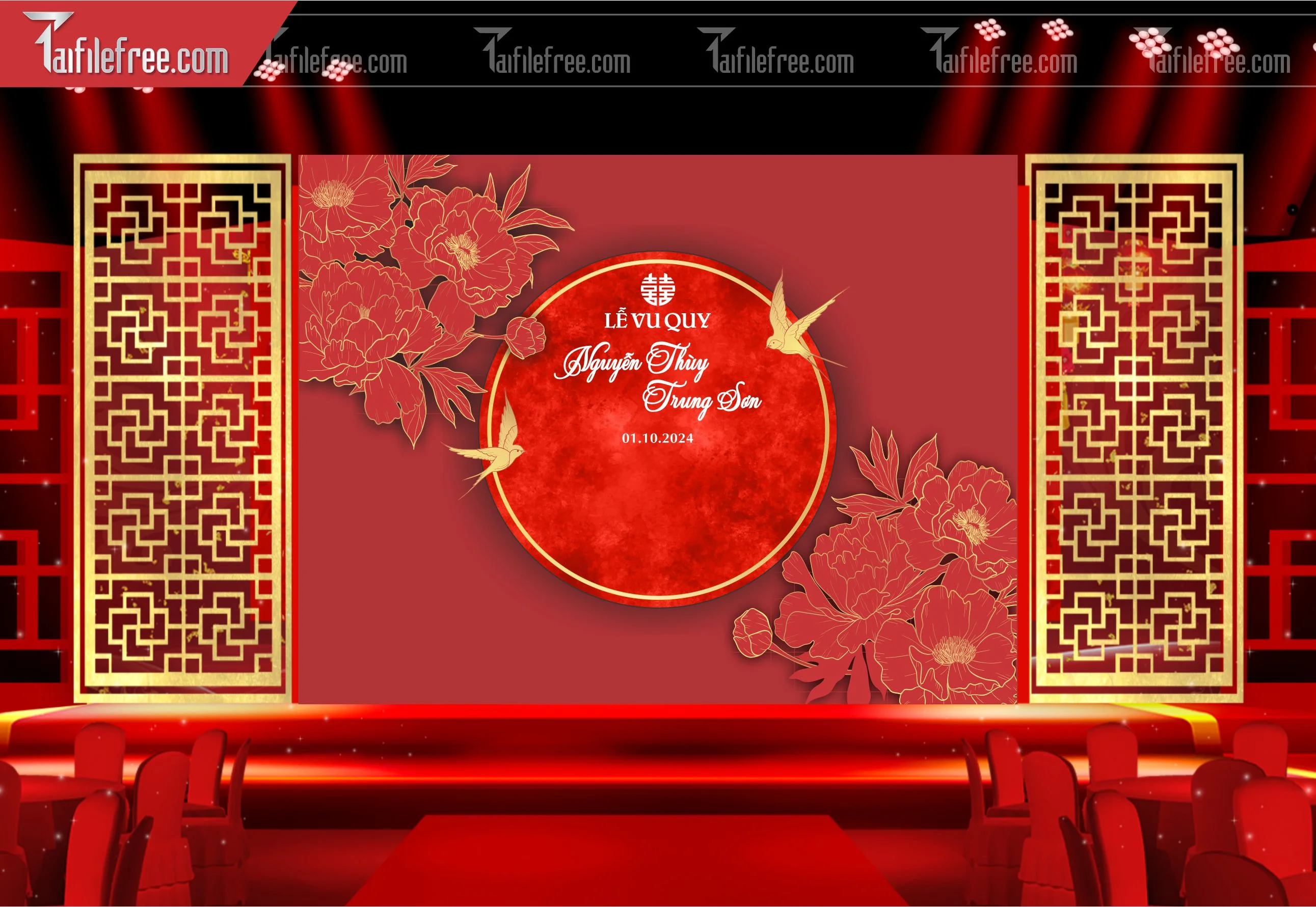 Phông Đám Cưới Đẹp PDC14
