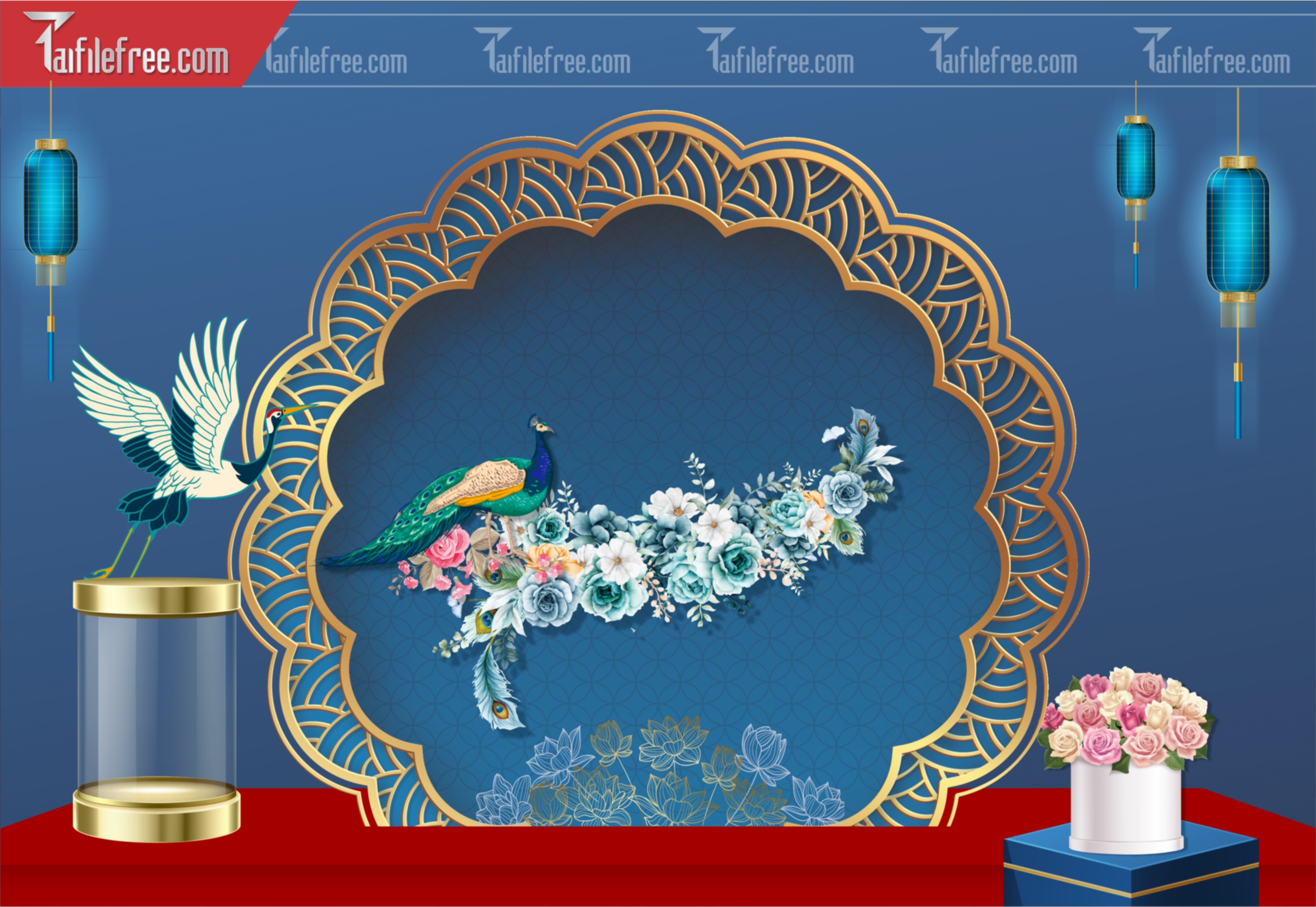 Mẫu Trang Trí Backdrop Đám Cưới Đẹp PDC148