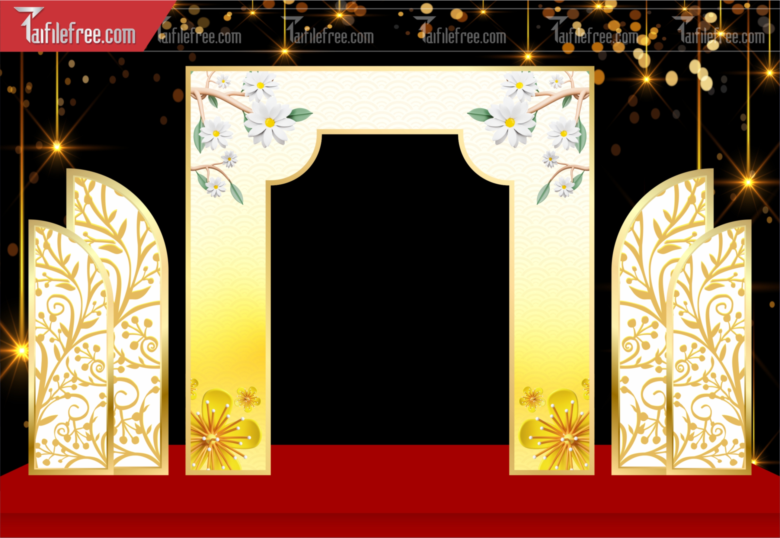 Mẫu Trang Trí Backdrop Đám Cưới Đẹp PDC160