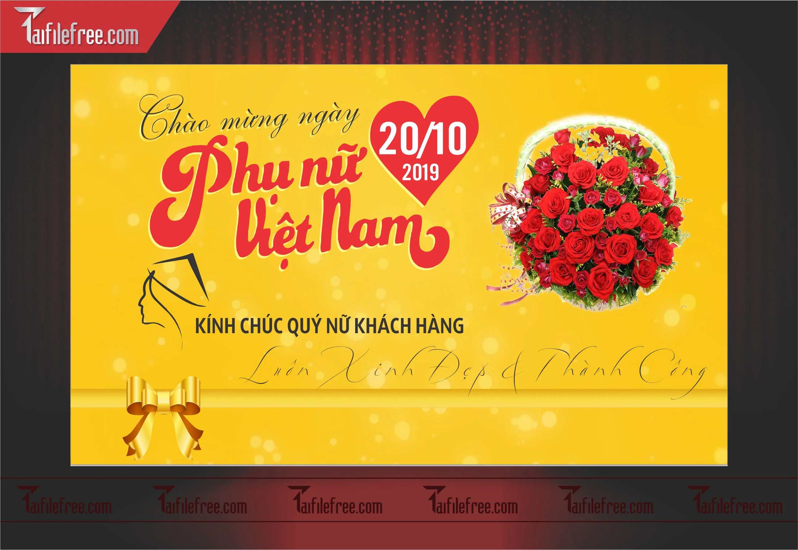 Phông Nền Ngày Phụ Nữ Việt Nam Đẹp, Ấn Tượng PNN25