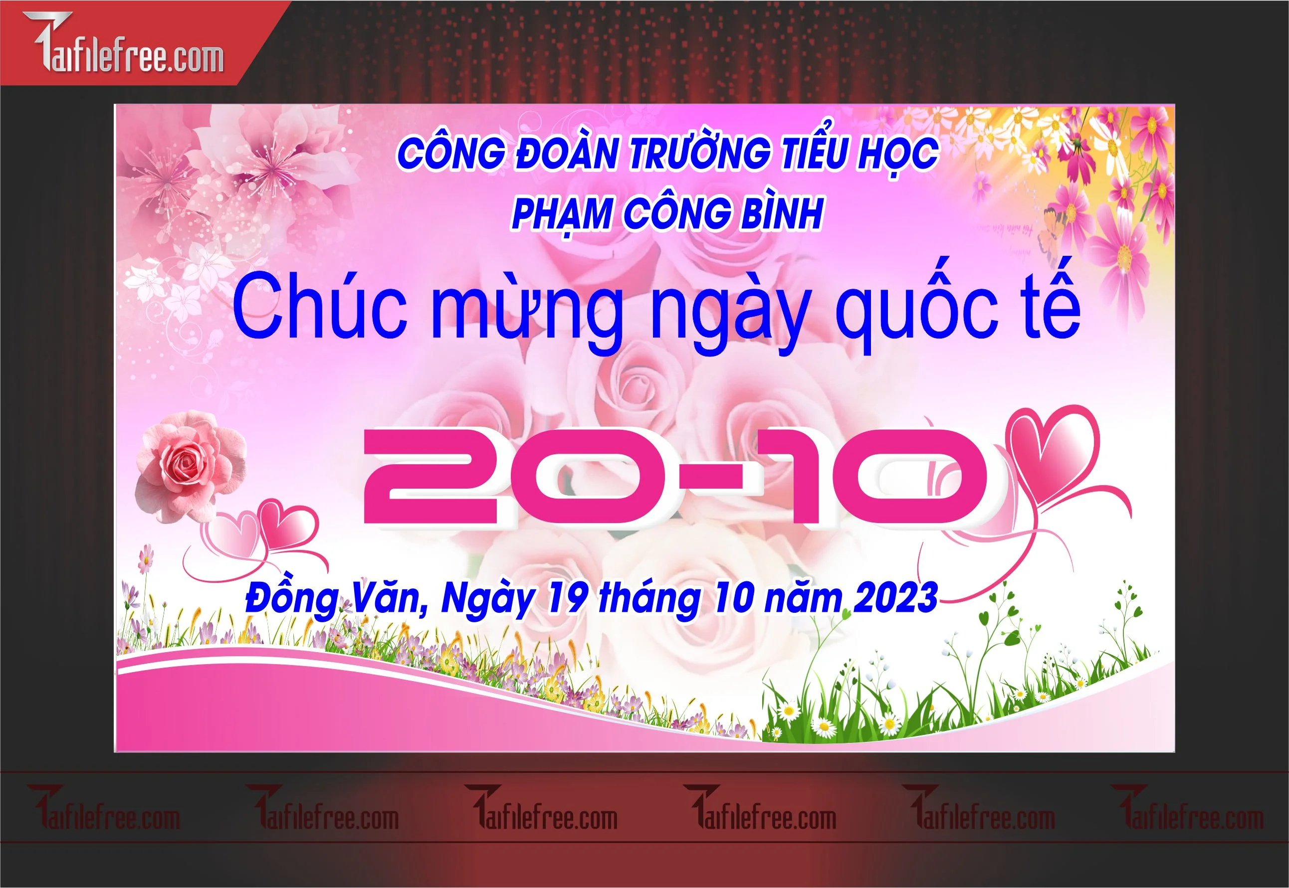 Phông Nền Ngày Phụ Nữ Việt Nam Đẹp, Ấn Tượng PNN58