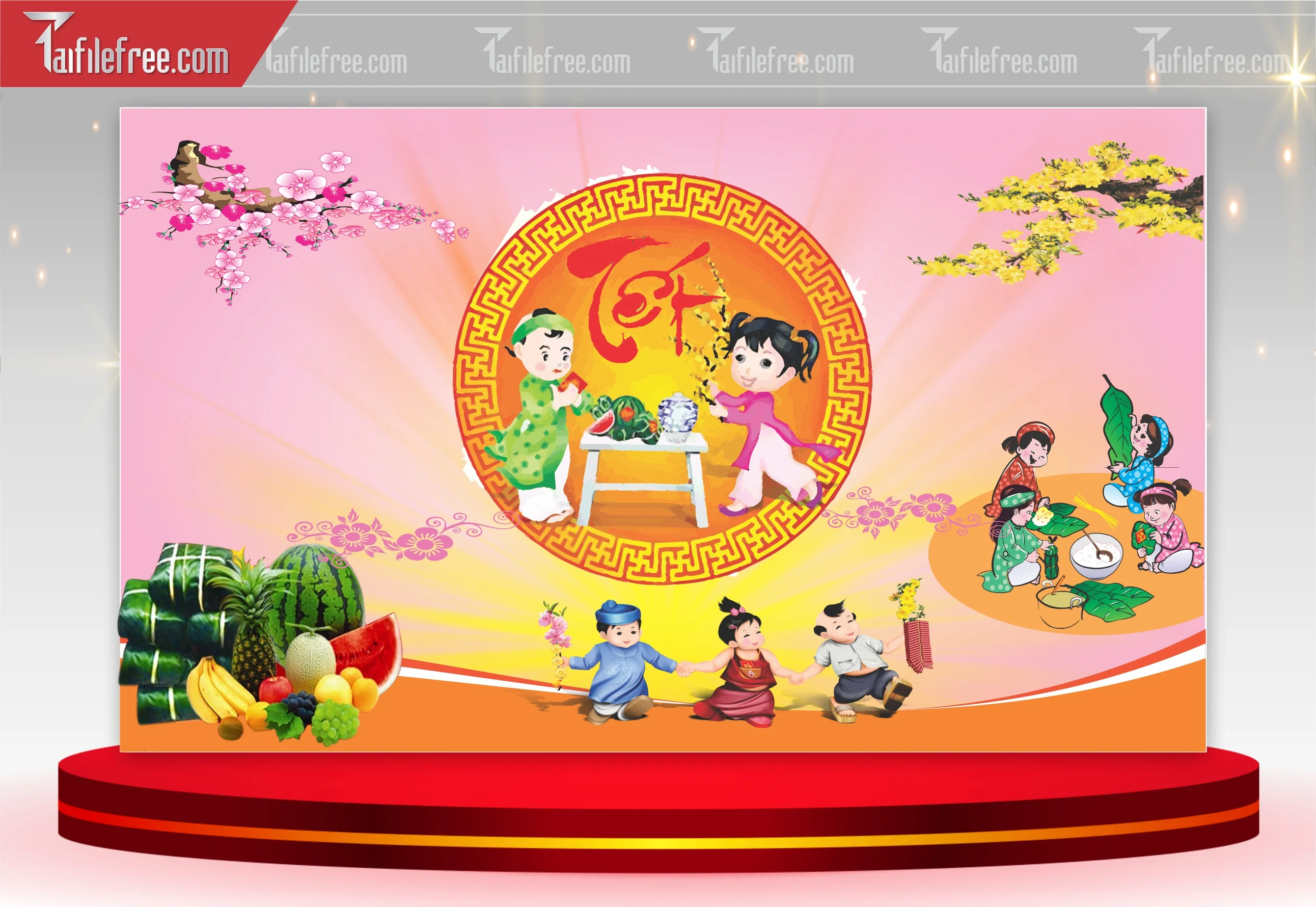 Background, Phông Nền Tết Nguyên Đán Đẹp PT35