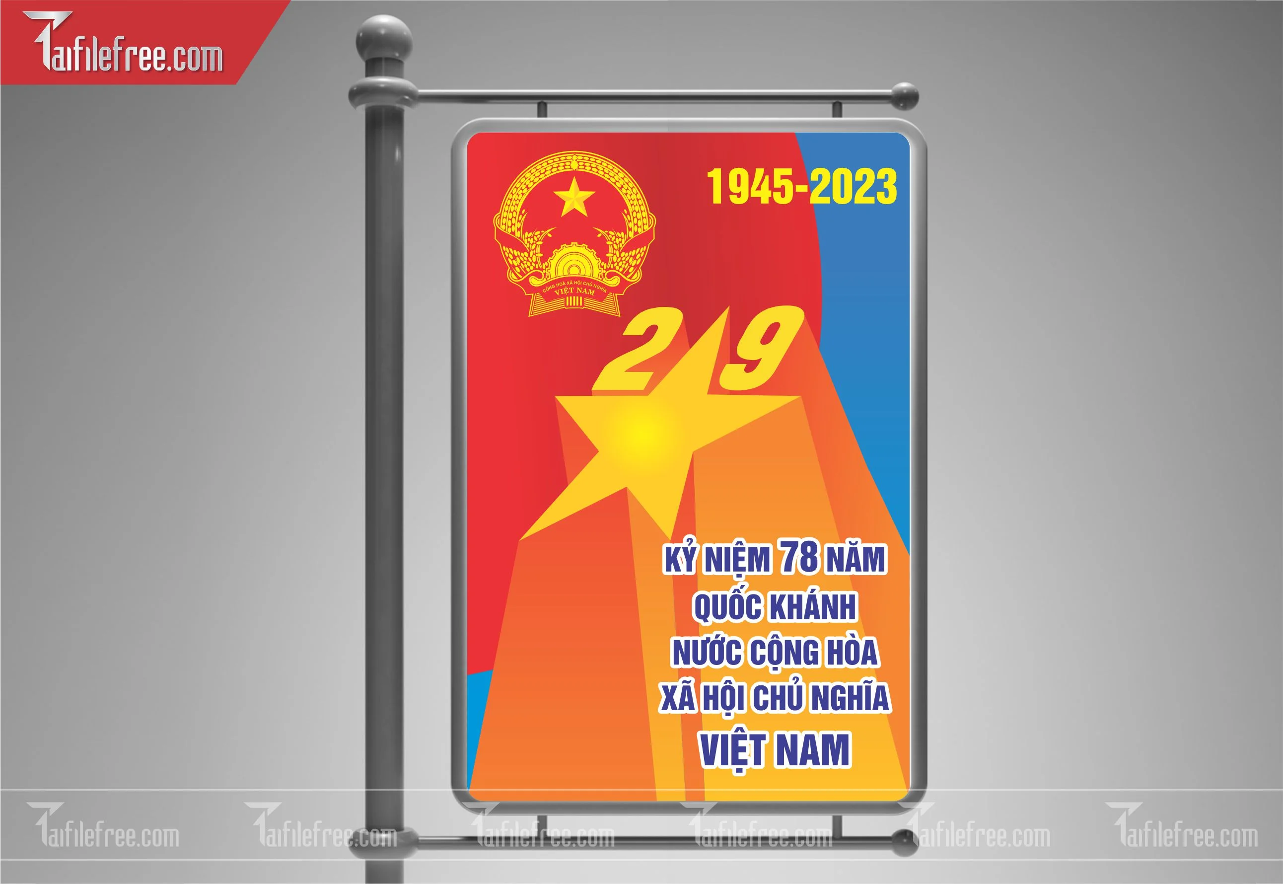 Banner, Poster Kỷ Niệm Quốc Khánh Ngày Độc Lập QK04