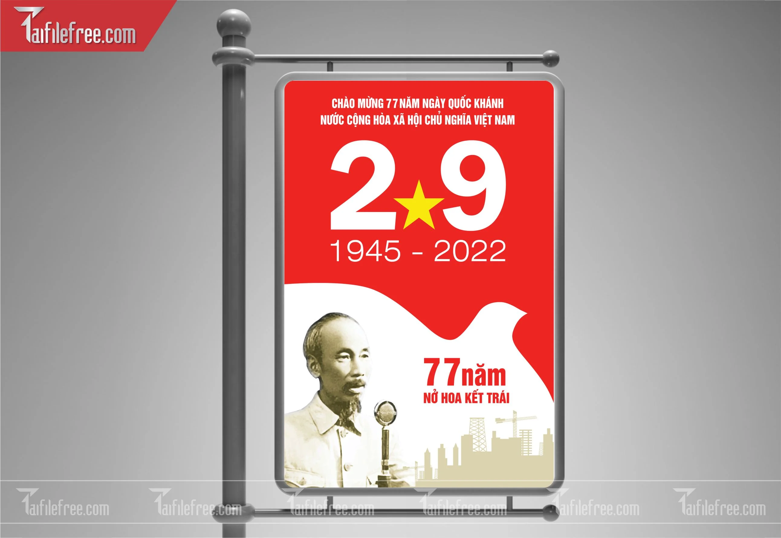 Banner, Poster Kỷ Niệm Quốc Khánh Ngày Độc Lập QK19