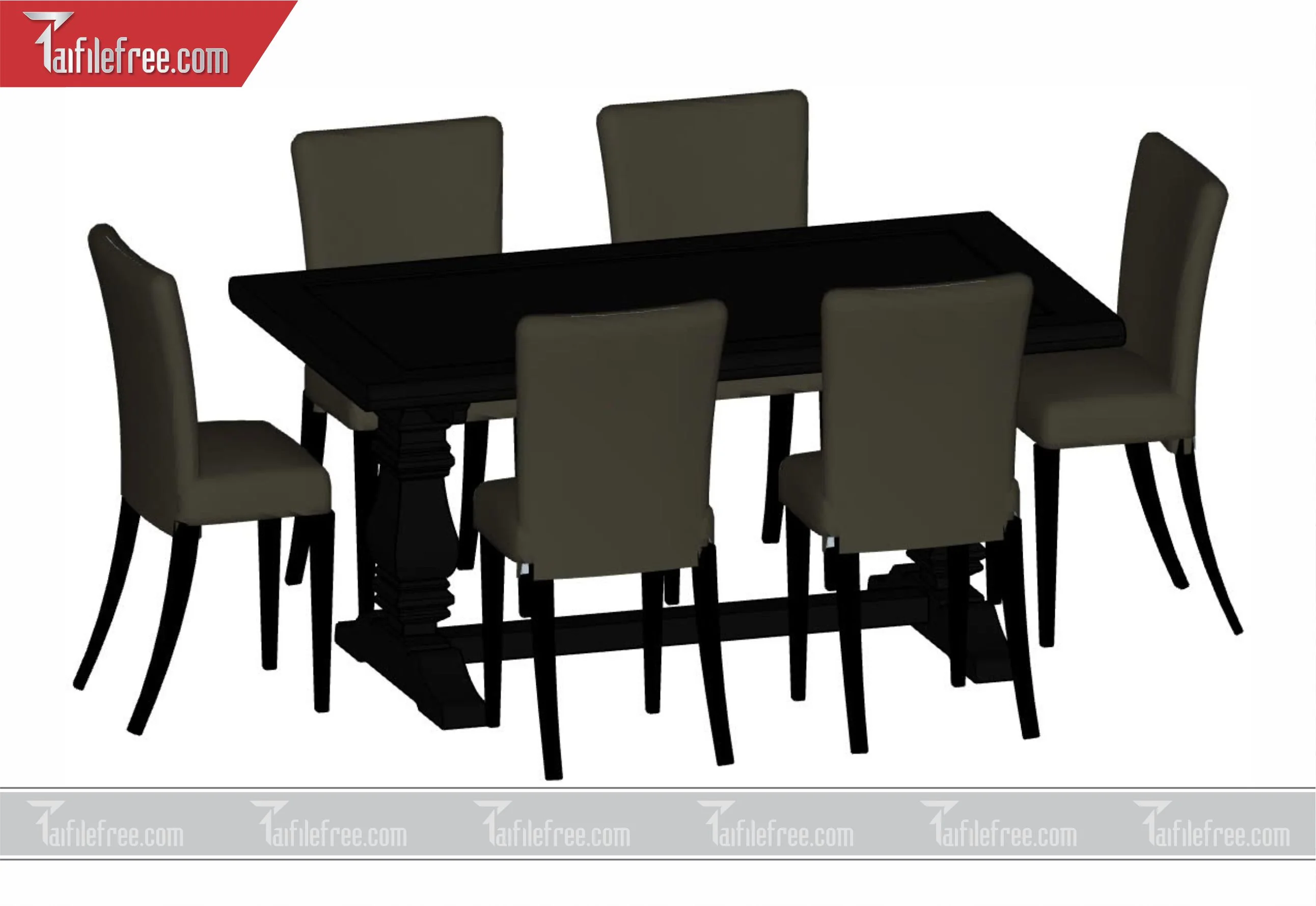 File 3D Sketchup Bàn Ăn_SK37