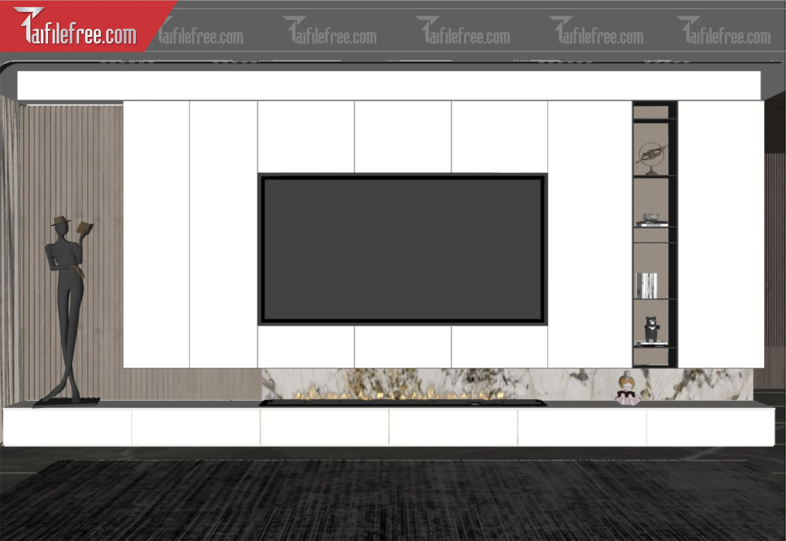 File 3D Sketchup Phòng Khách_SK389