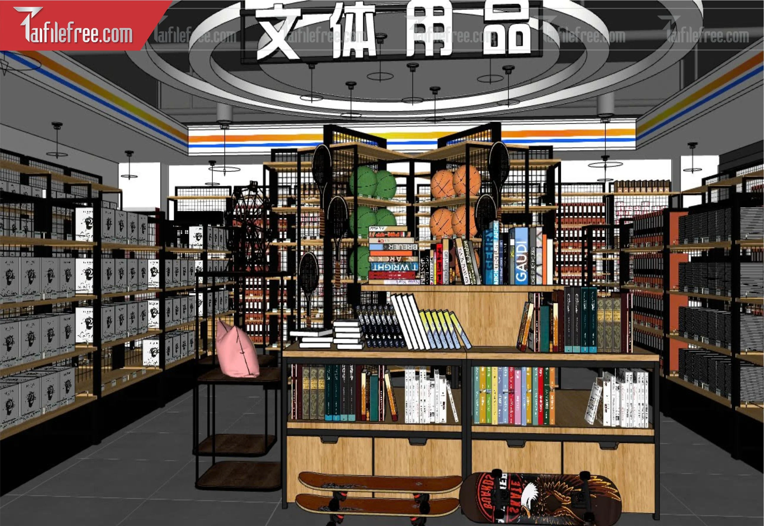 File 3D Sketchup Siêu Thị_SK430