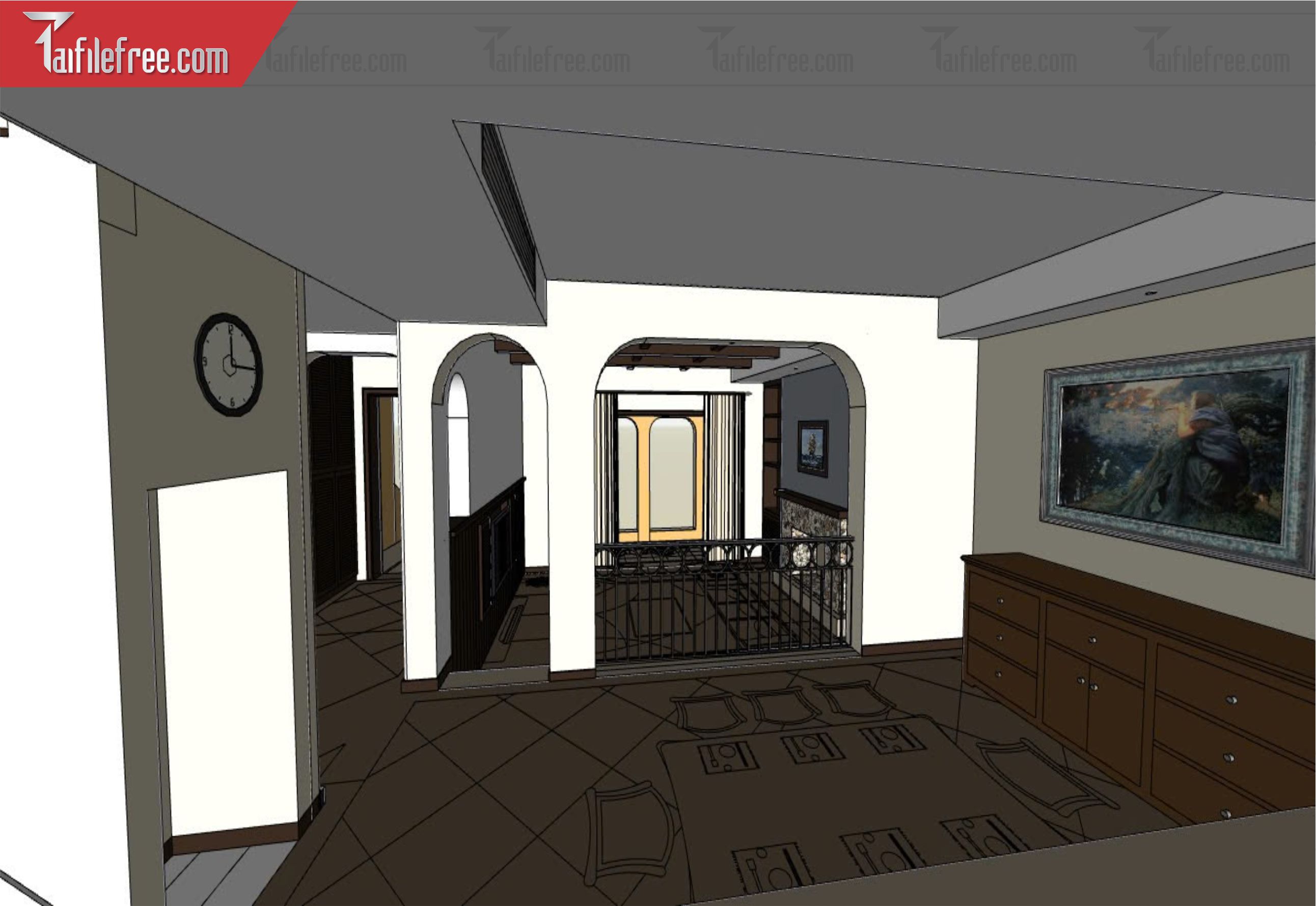File 3D Sketchup Phòng Khách_SK639