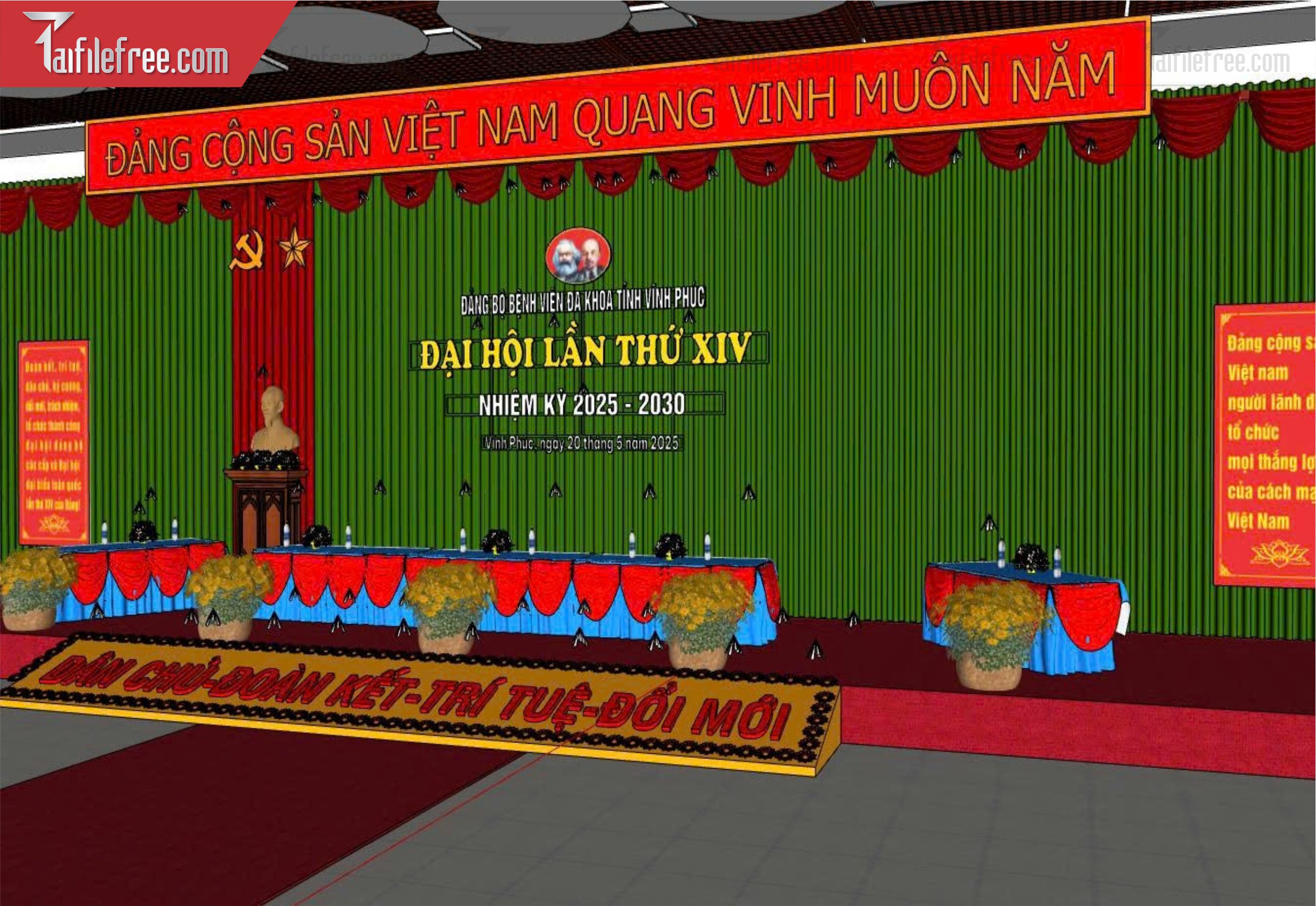File 3D Sketchup Văn Nghệ_SK756