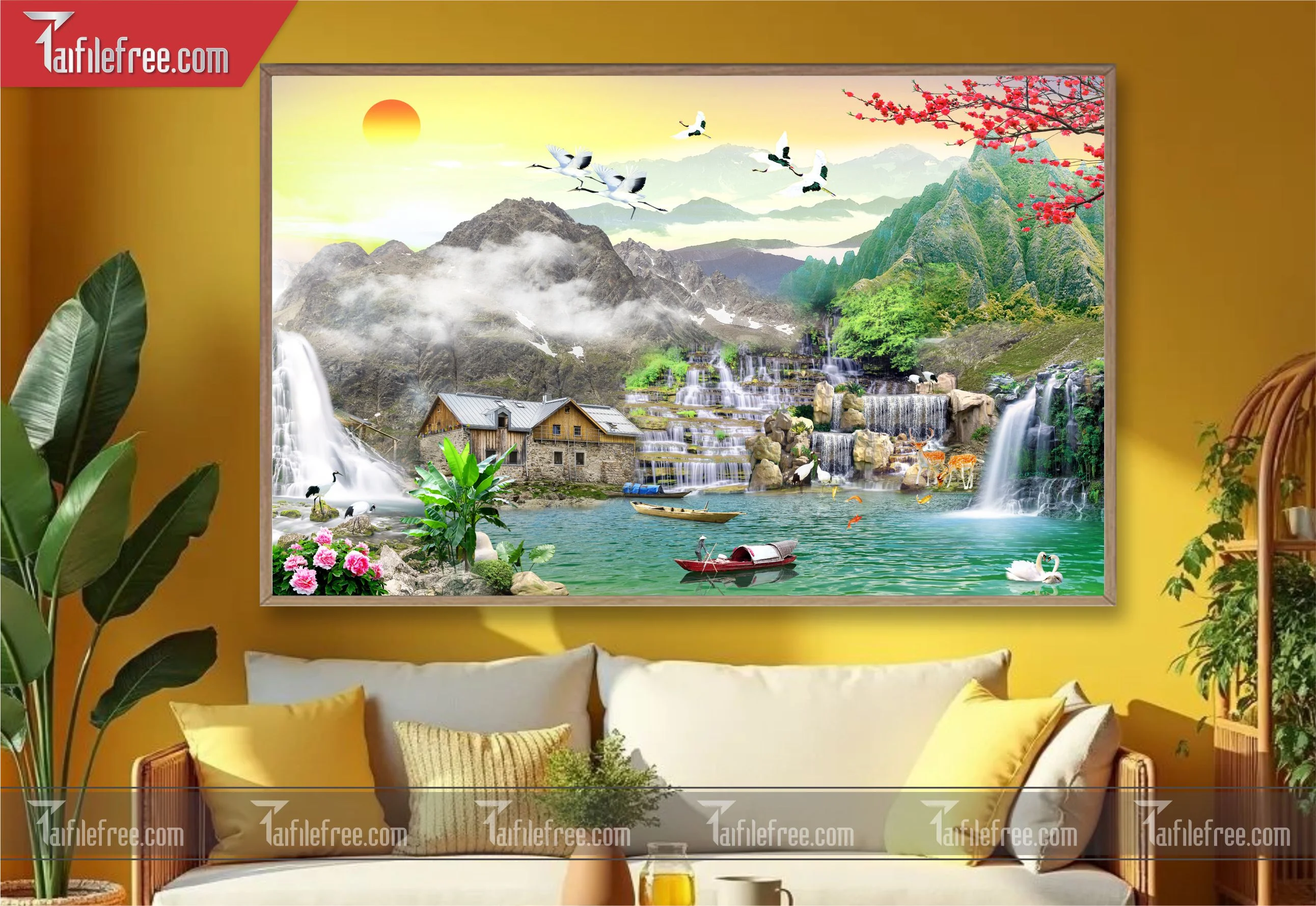Tranh Phong Cảnh Đẹp, Tranh Sơn Thủy TC02