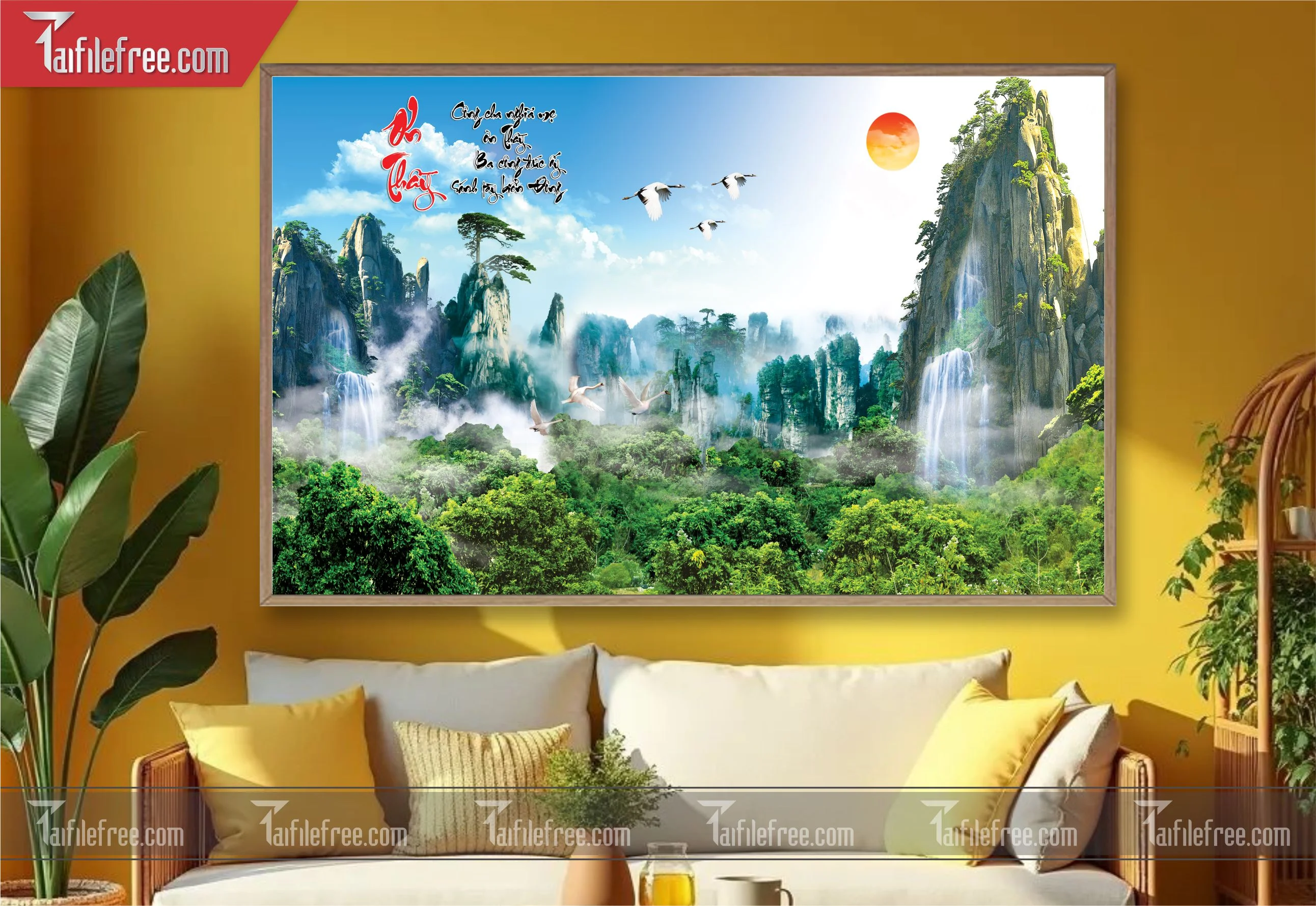 Tranh Phong Cảnh Đẹp, Tranh Sơn Thủy TC15