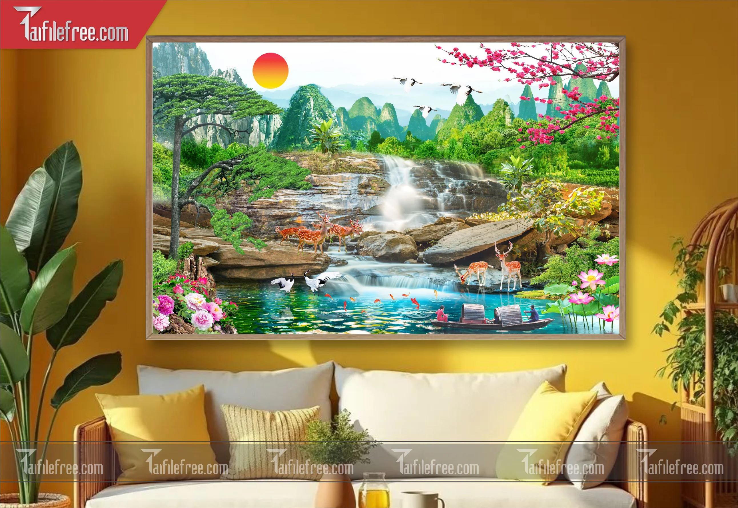 Tranh Phong Cảnh Đẹp, Tranh Sơn Thủy TC31