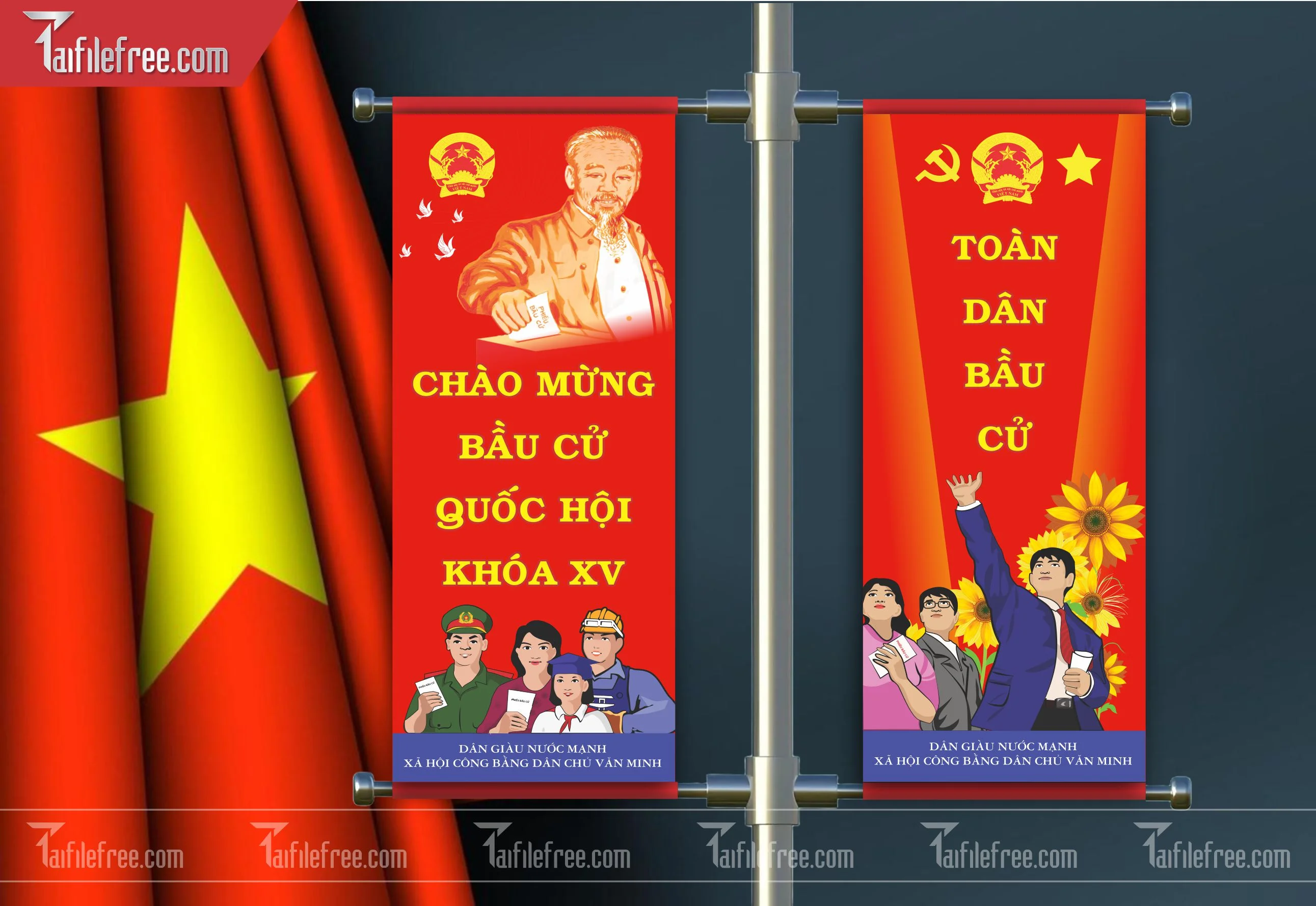Mẫu Phướn Đại Hội Đảng Bộ_TD62