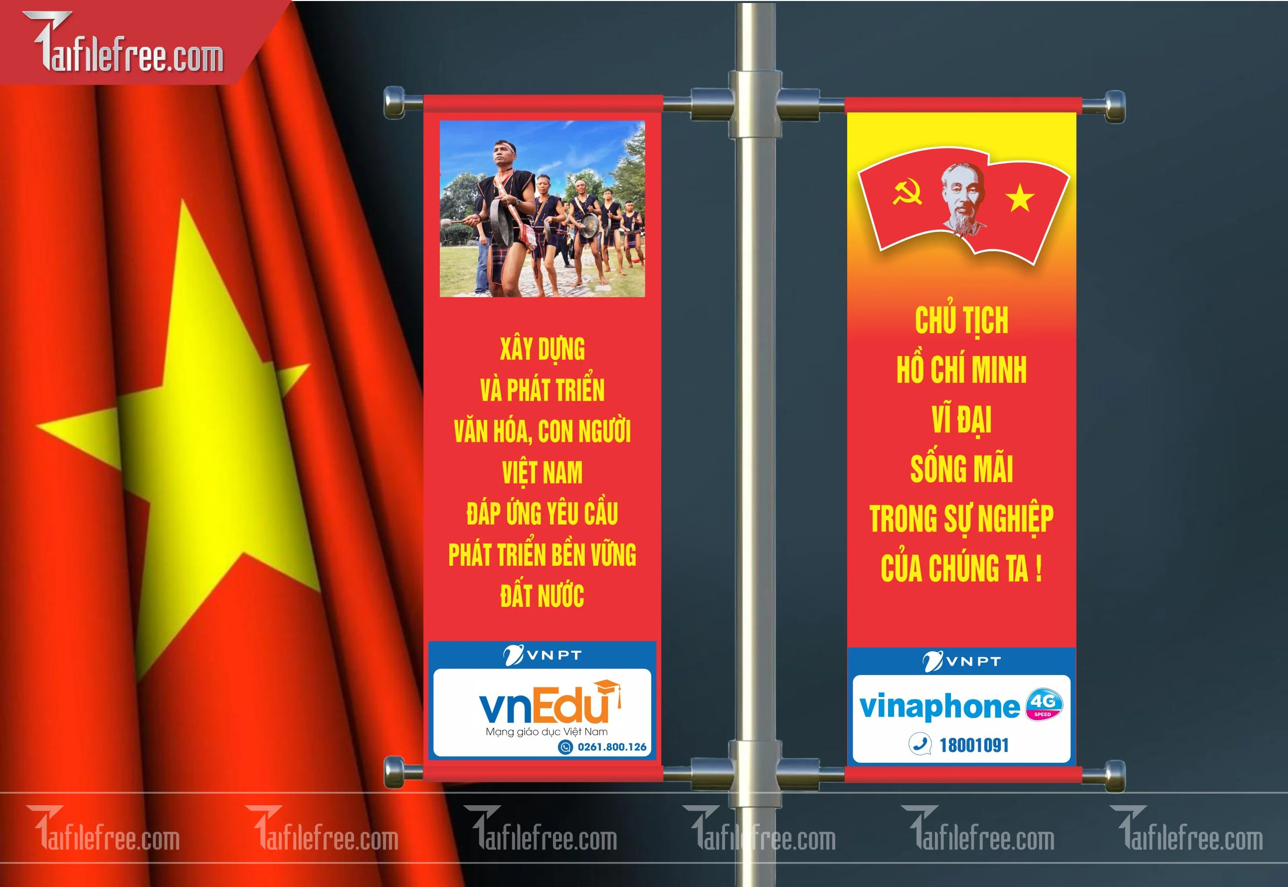 Mẫu Phướn Đại Hội Đảng Bộ_TD63