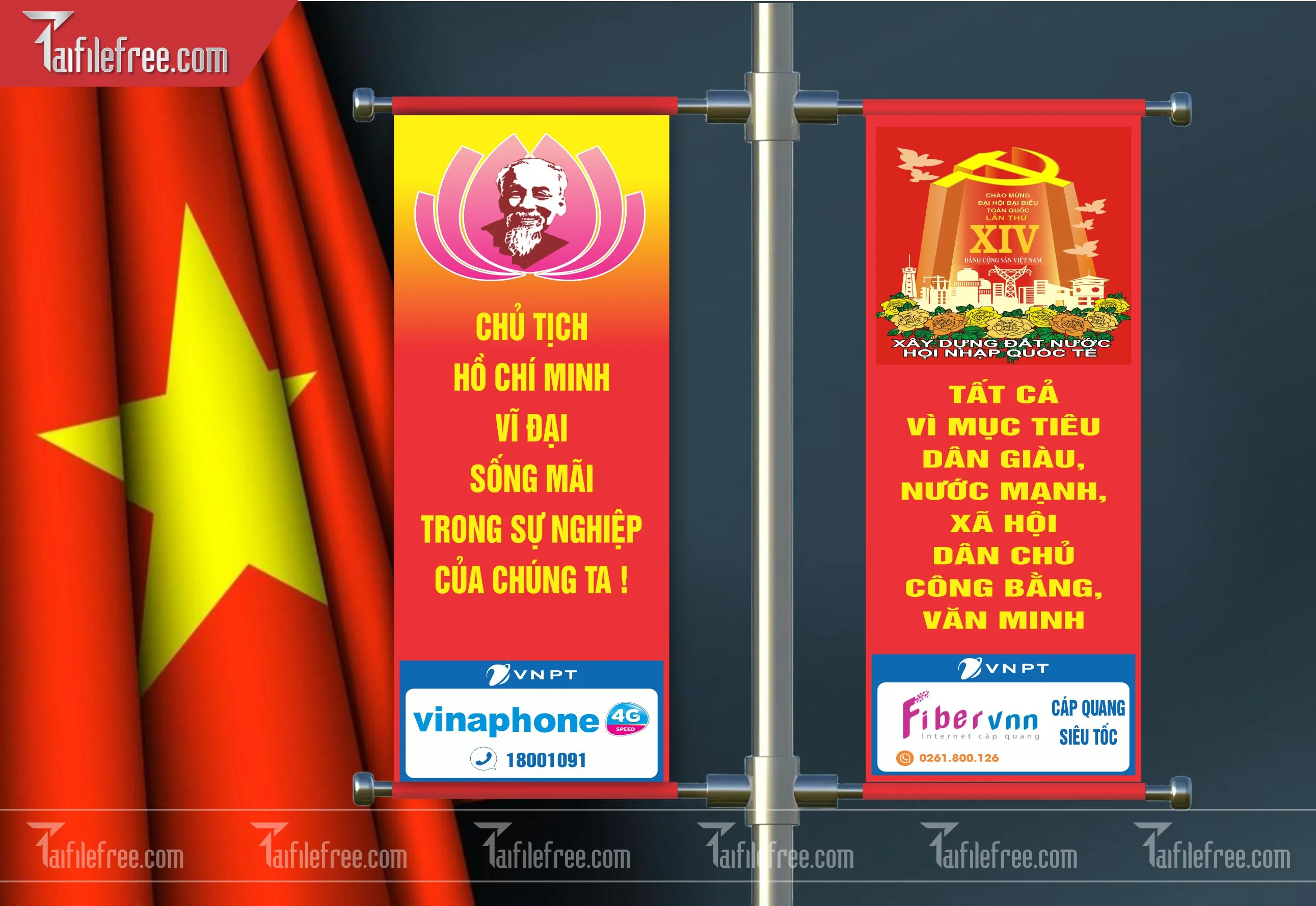 Mẫu Phướn Đại Hội Đảng Bộ_TD68