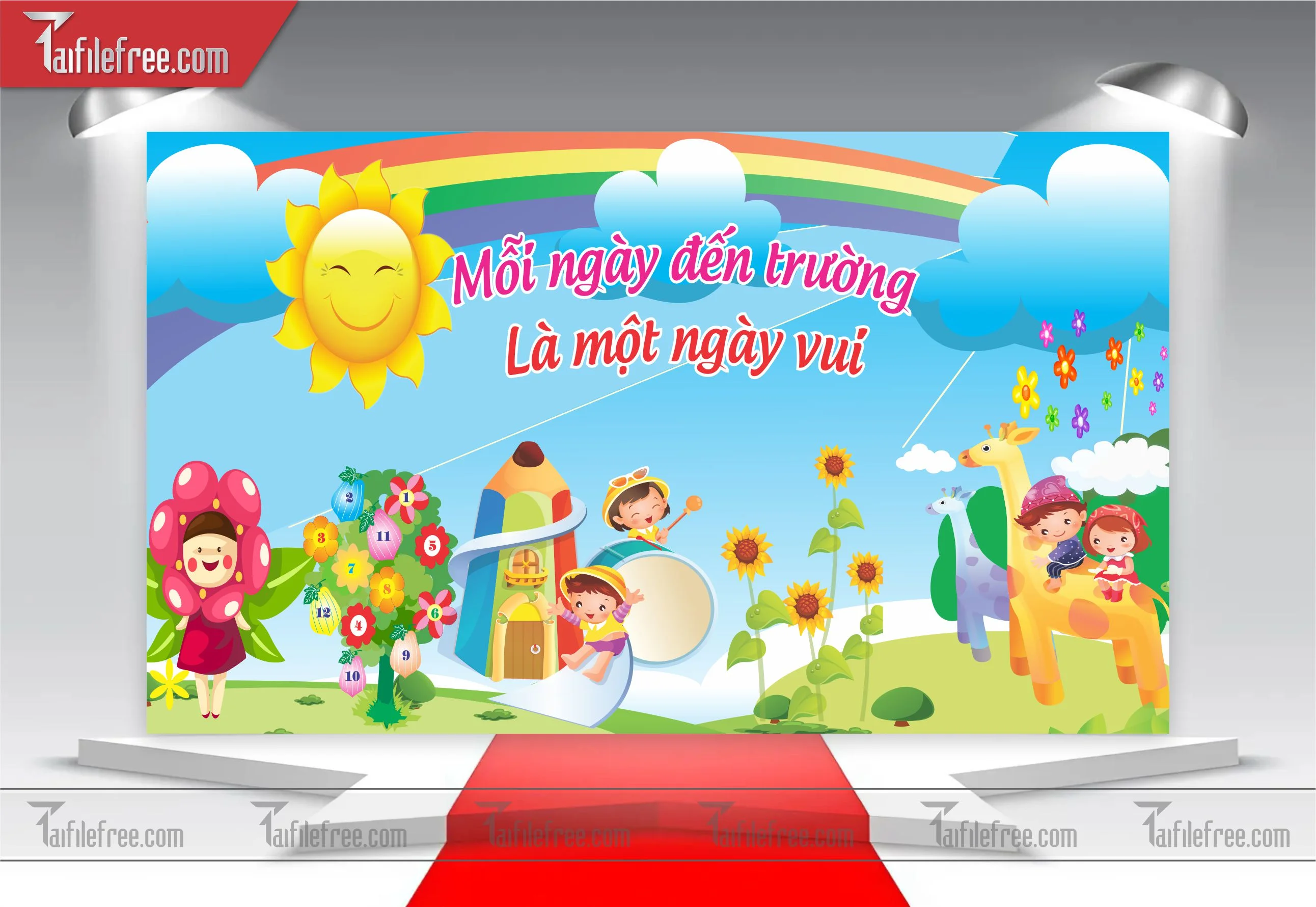 Background Phông Nền Tiểu Học TH06