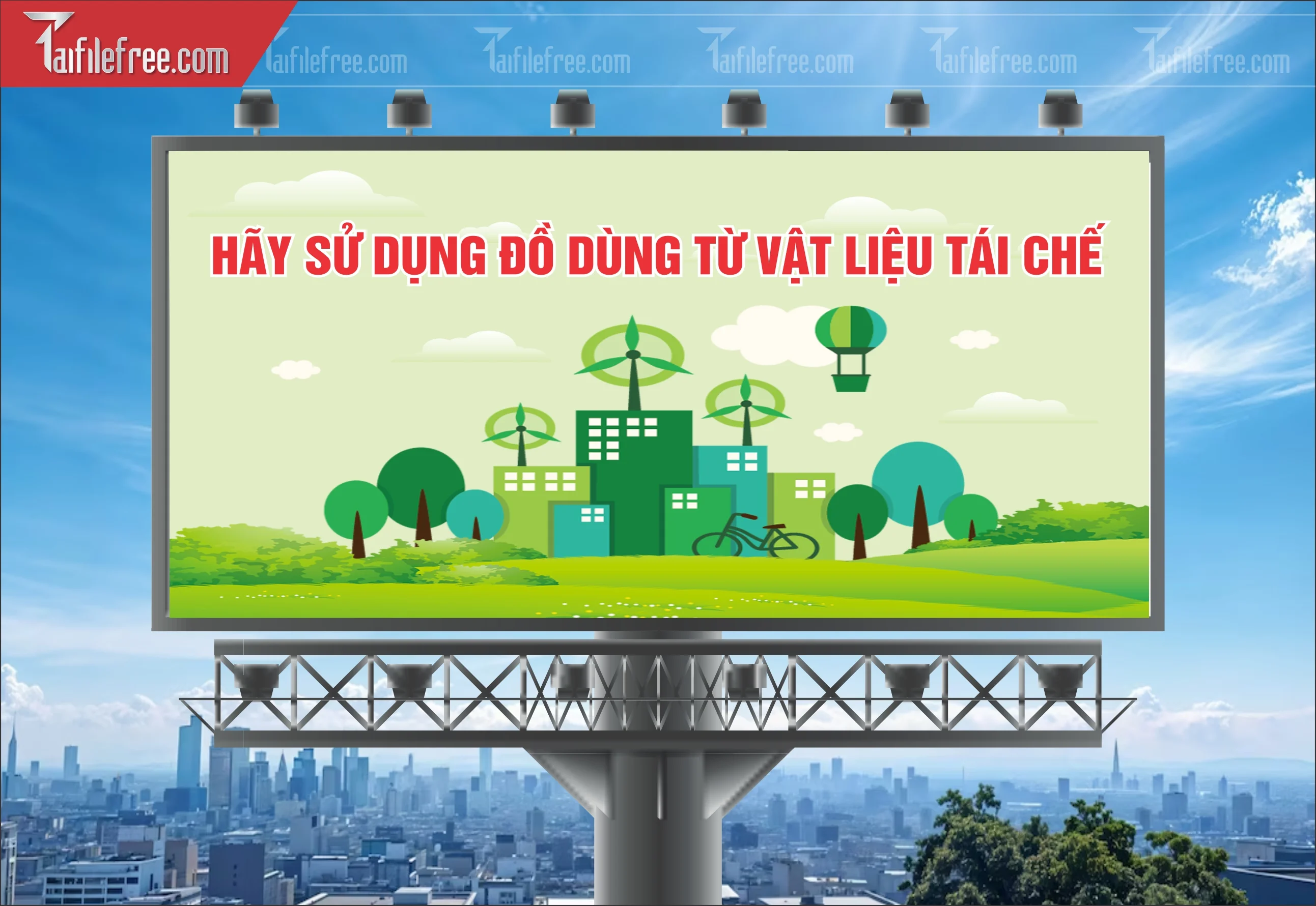 Banner  Bảo Vệ Môi Trường Xanh Sạch Đẹp TMT05