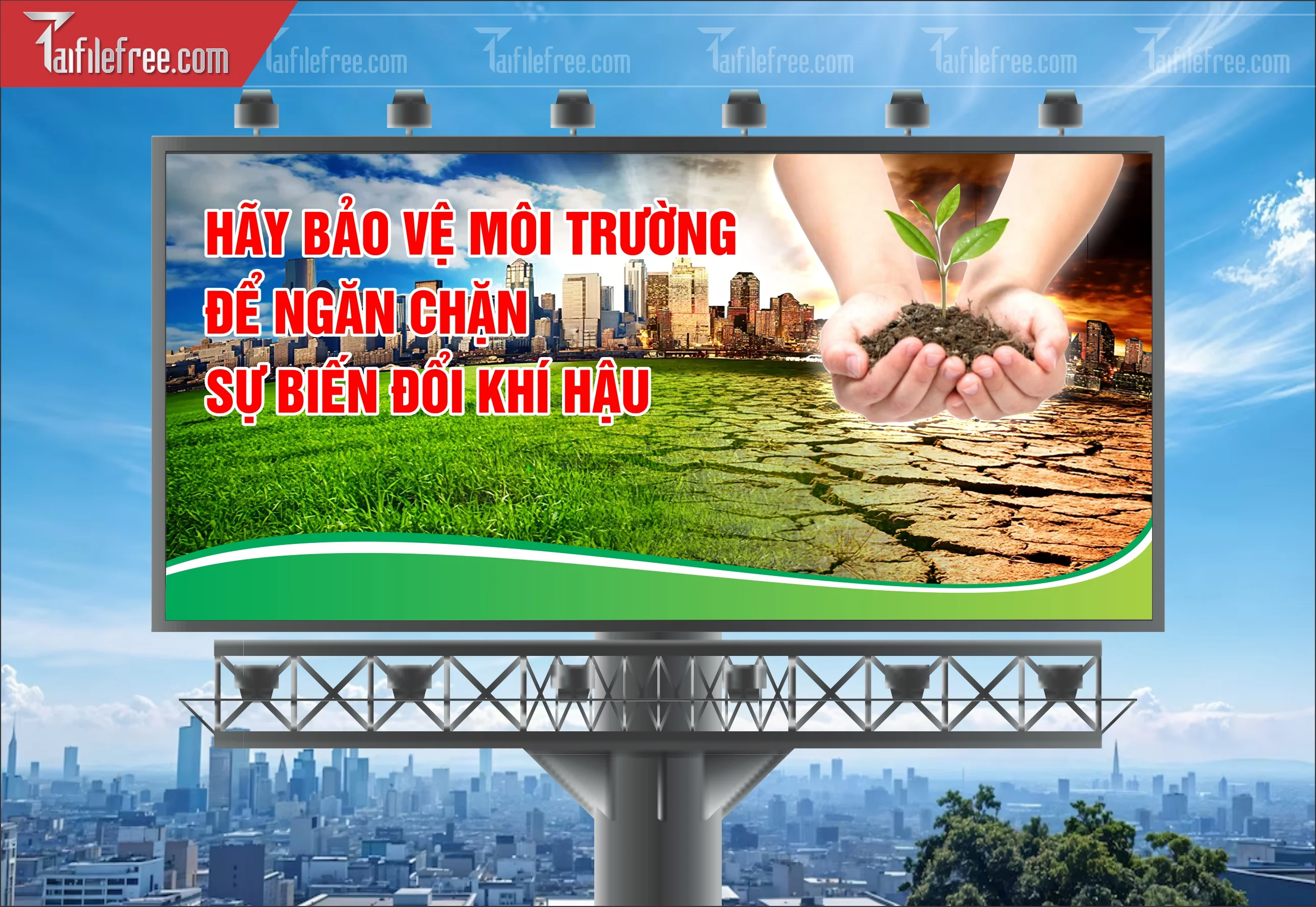 Banner  Bảo Vệ Môi Trường Xanh Sạch Đẹp TMT14